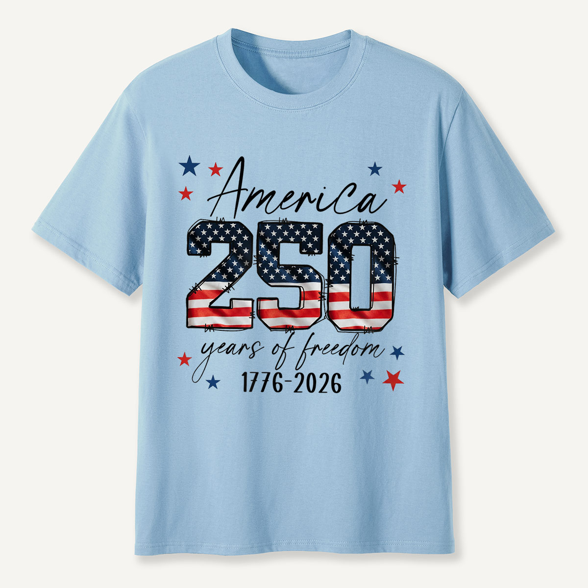 America 250 Years of Freedom 1776‑2026 T-Shirt