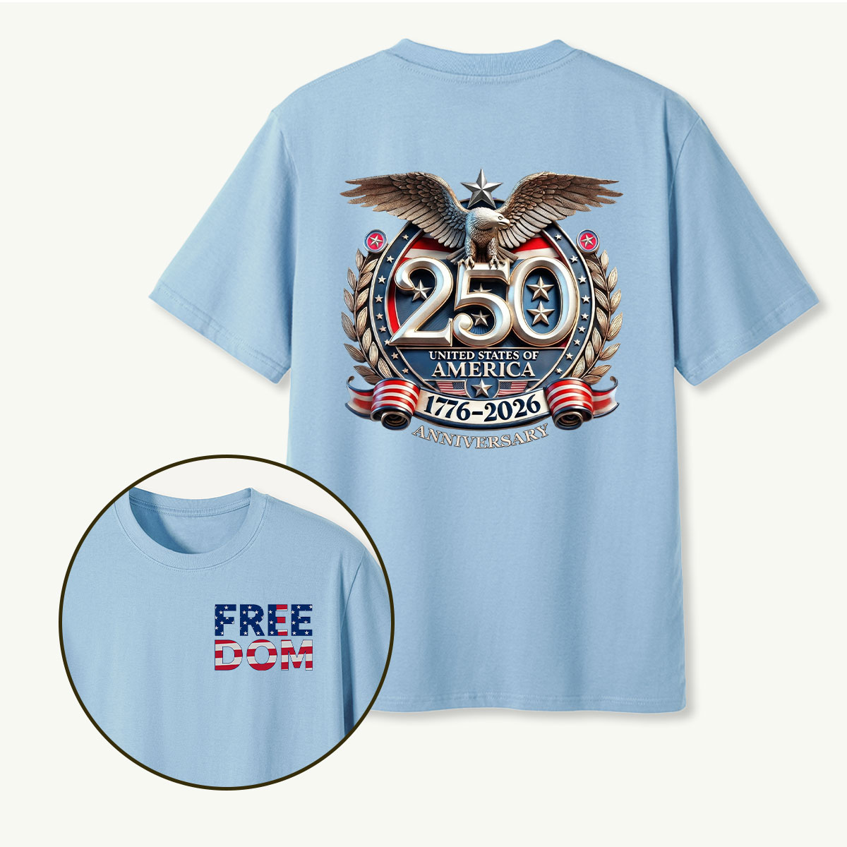 250 United States of America 1776‑2026 Anniversary Eagle T‑Shirt