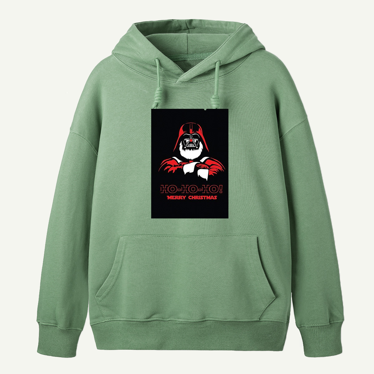 Ho Ho Ho Merry Christmas Darth Vader Santa Parody Hoodie