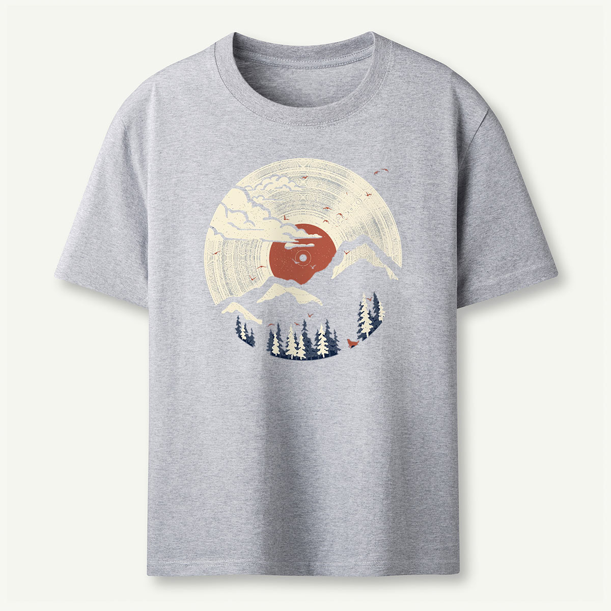 Nature Mountain Sunset T‑Shirt