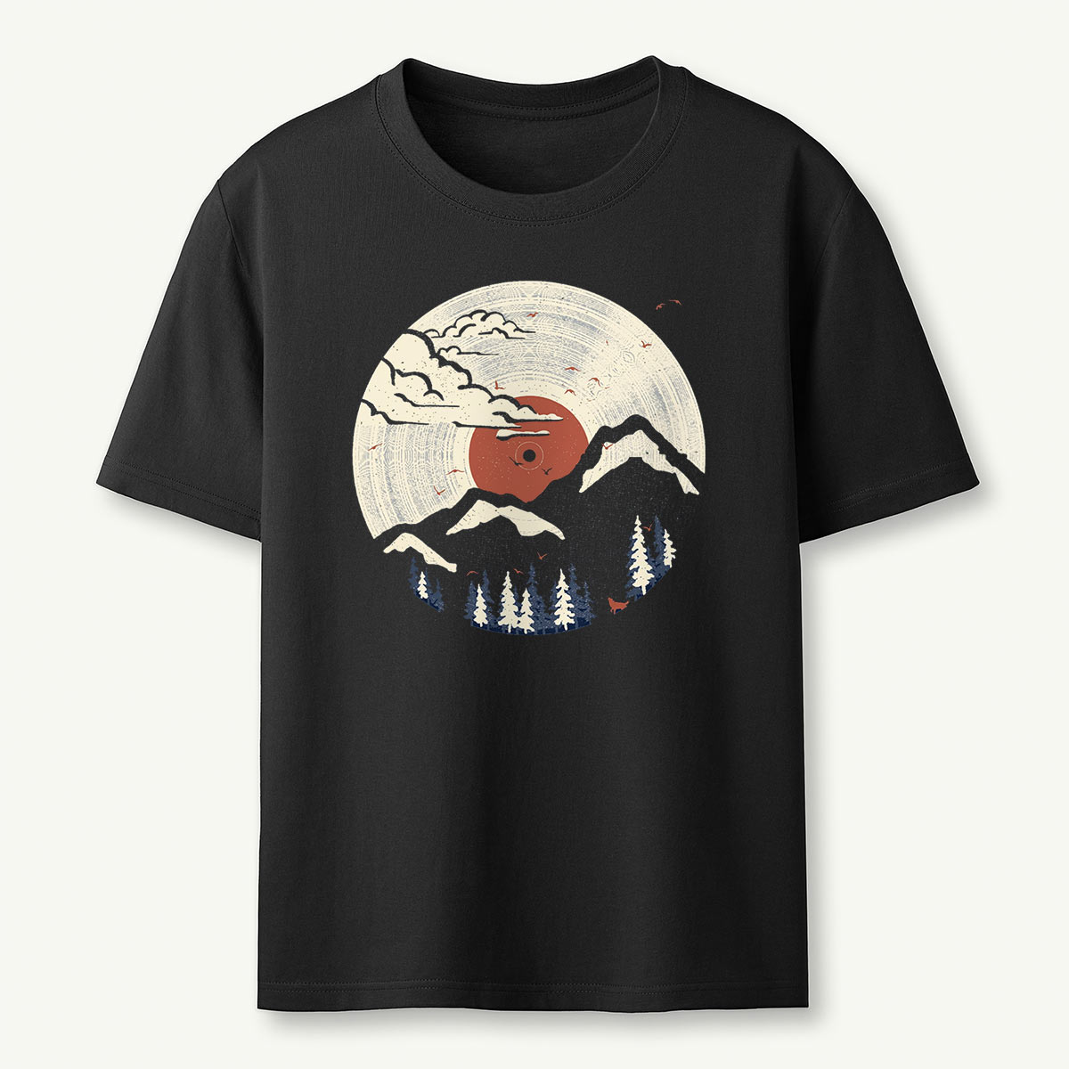 Nature Mountain Sunset T‑Shirt