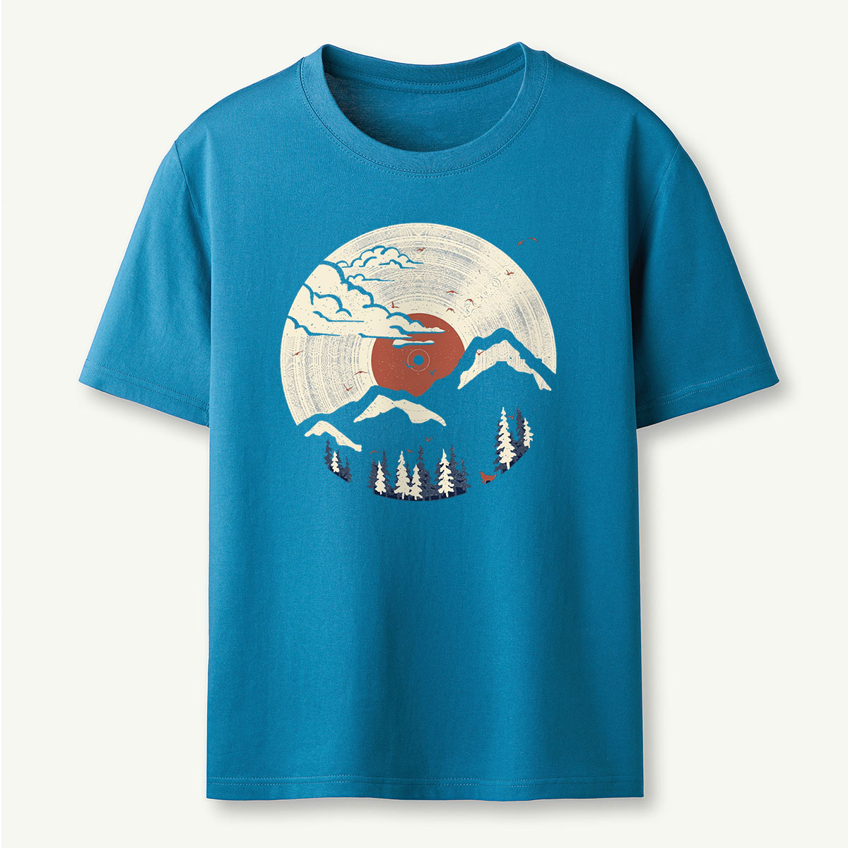 Nature Mountain Sunset T‑Shirt