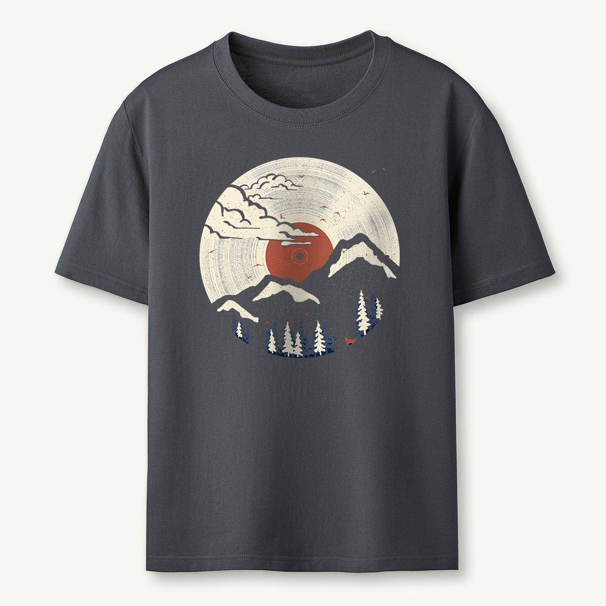 Nature Mountain Sunset T‑Shirt