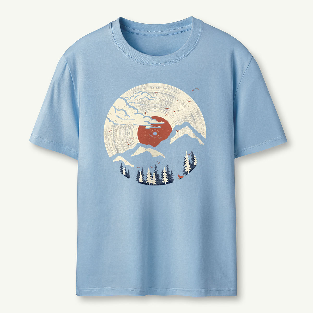 Nature Mountain Sunset T‑Shirt
