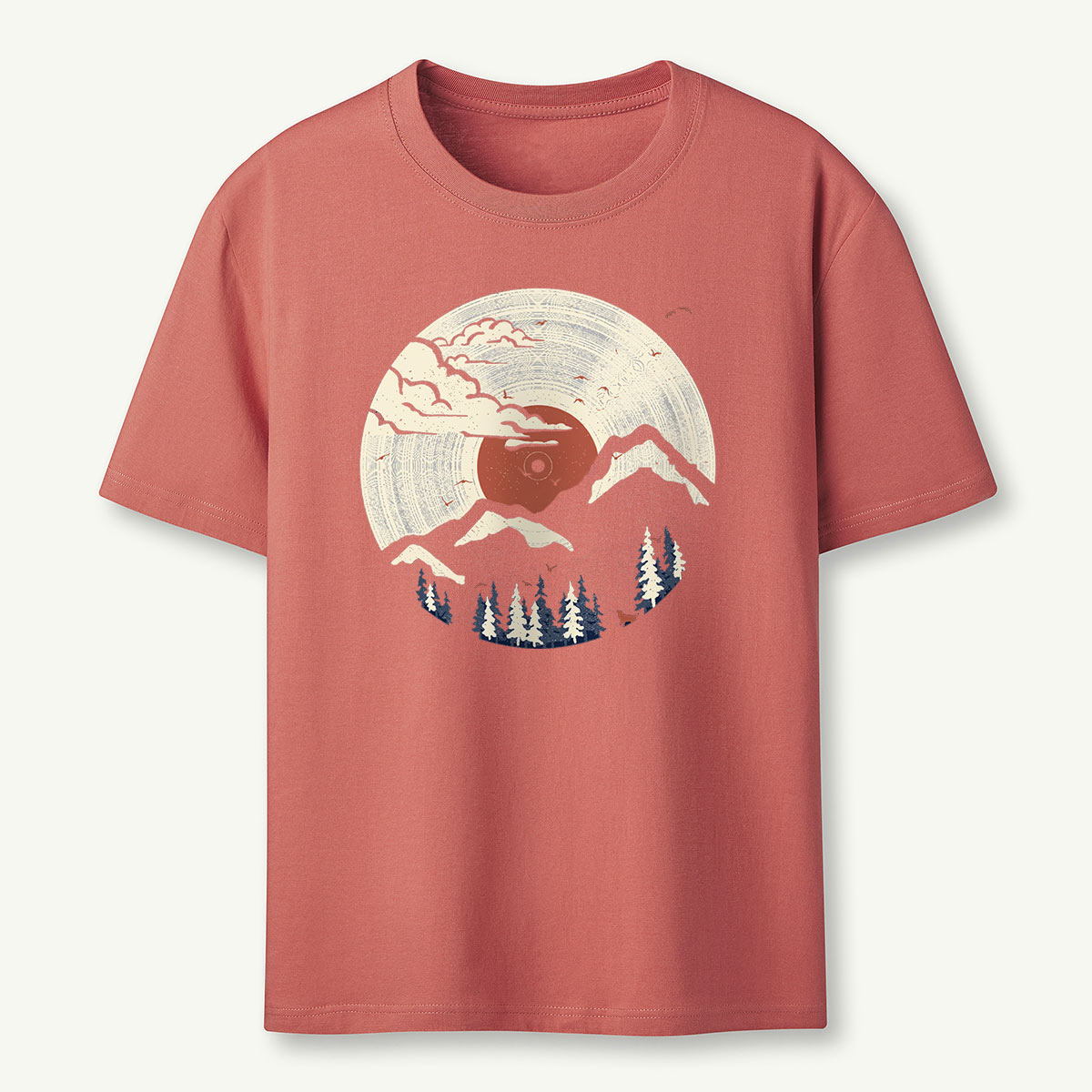 Nature Mountain Sunset T‑Shirt