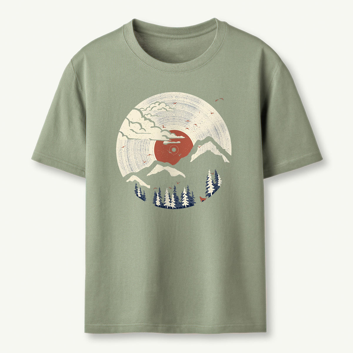 Nature Mountain Sunset T‑Shirt