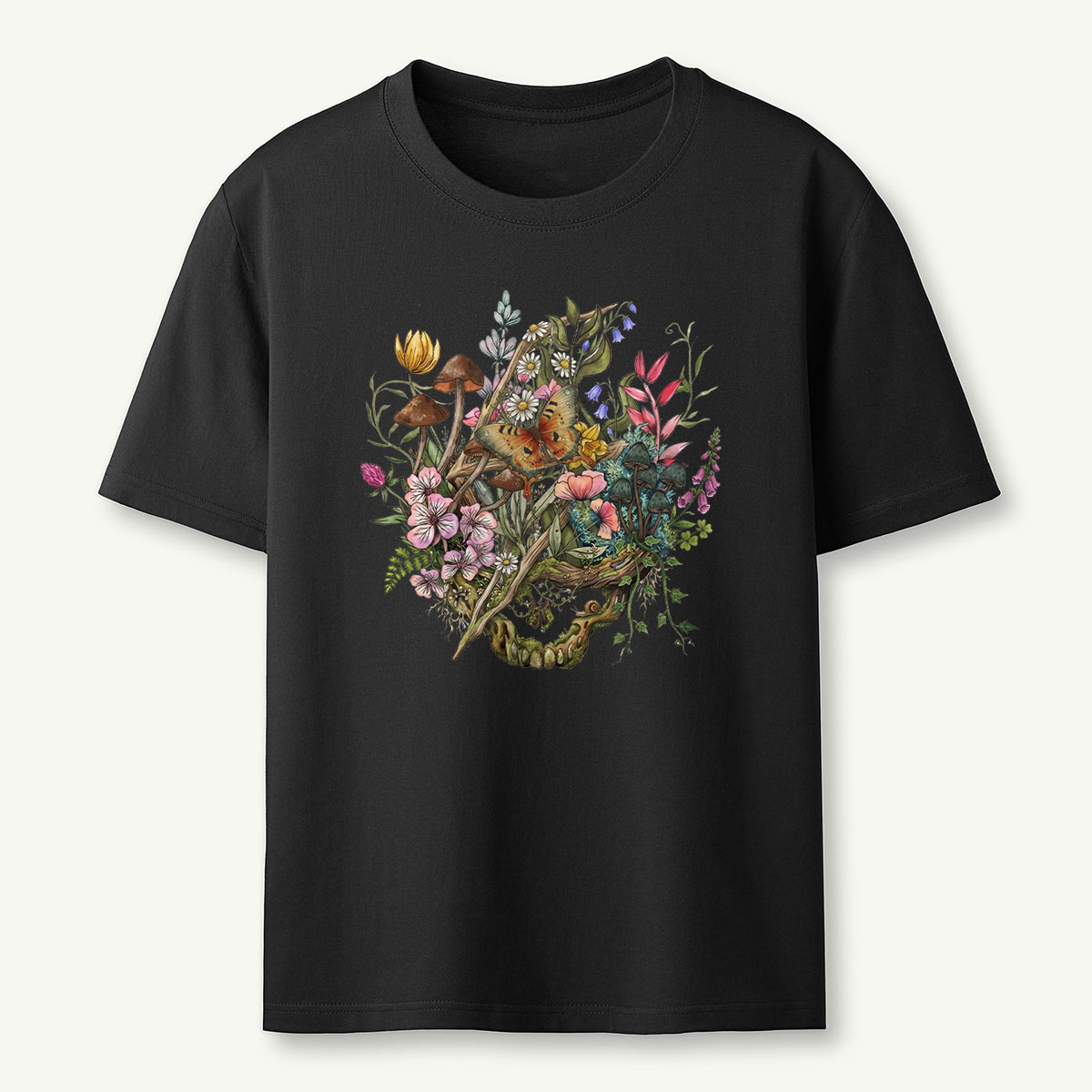 Nature Retro Psychedelic Music T-Shirt
