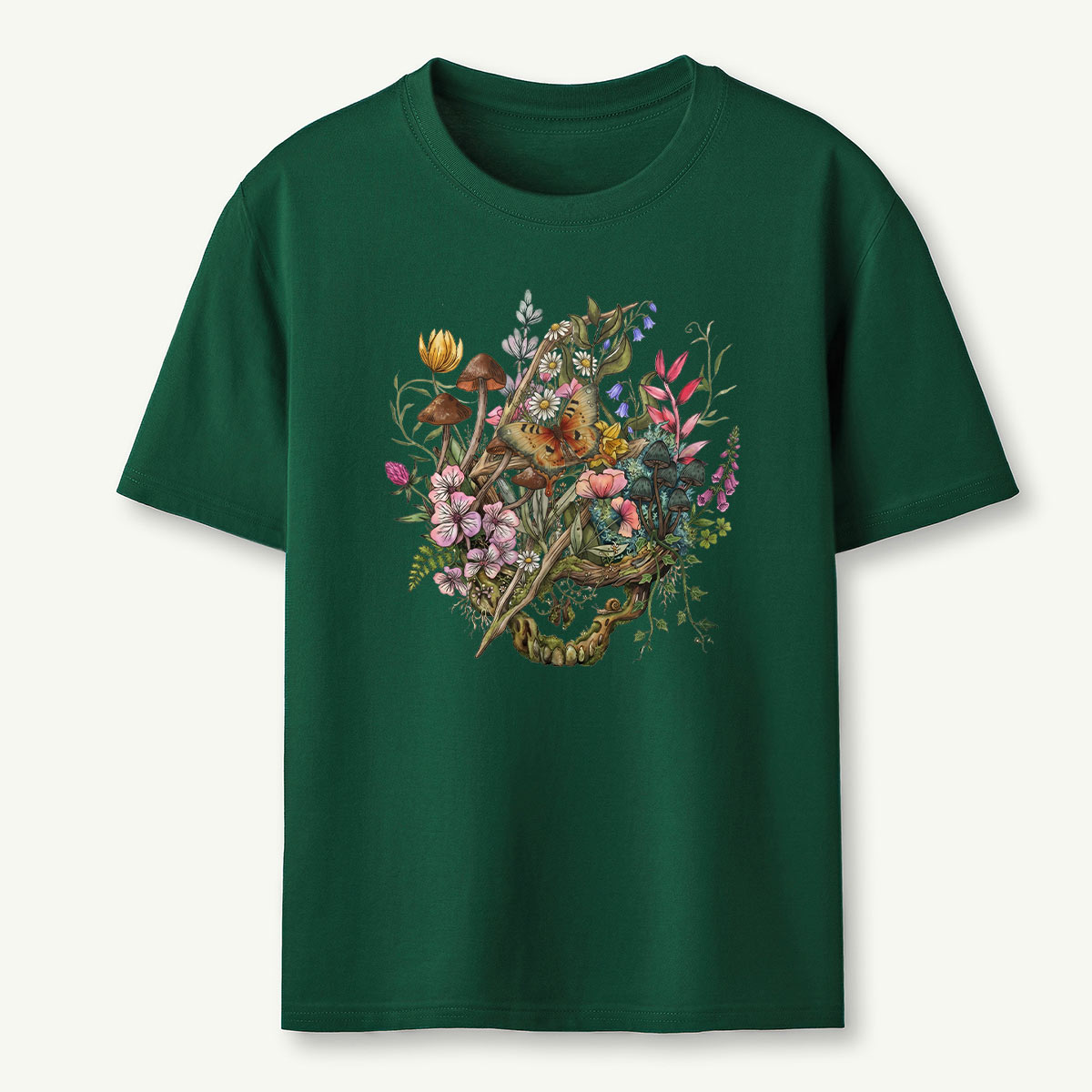 Nature Retro Psychedelic Music T-Shirt