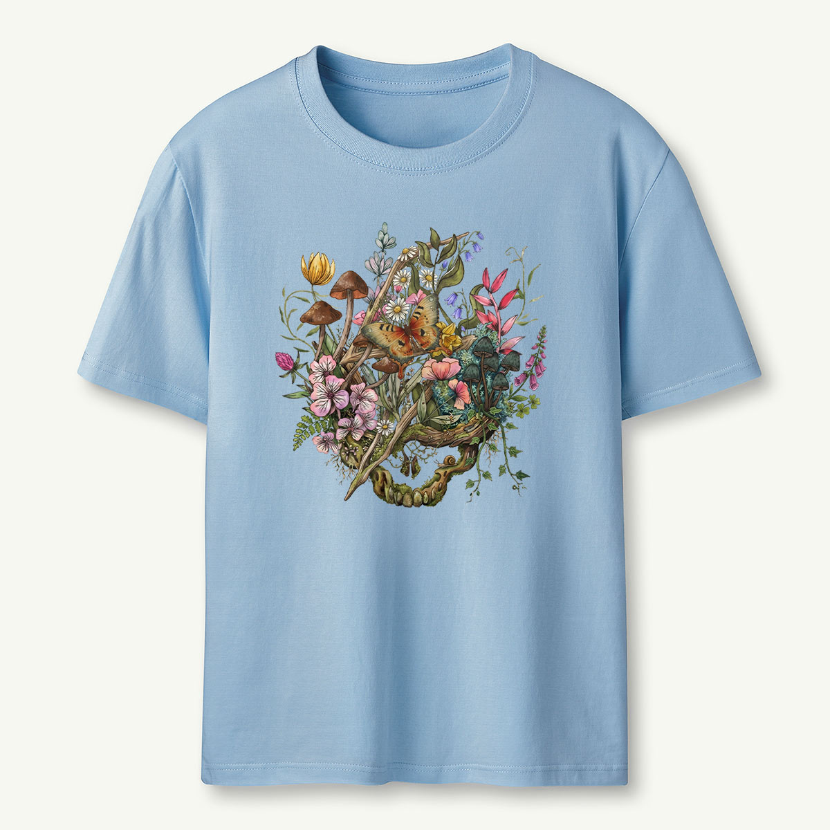 Nature Retro Psychedelic Music T-Shirt