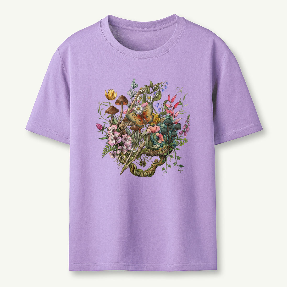 Nature Retro Psychedelic Music T-Shirt