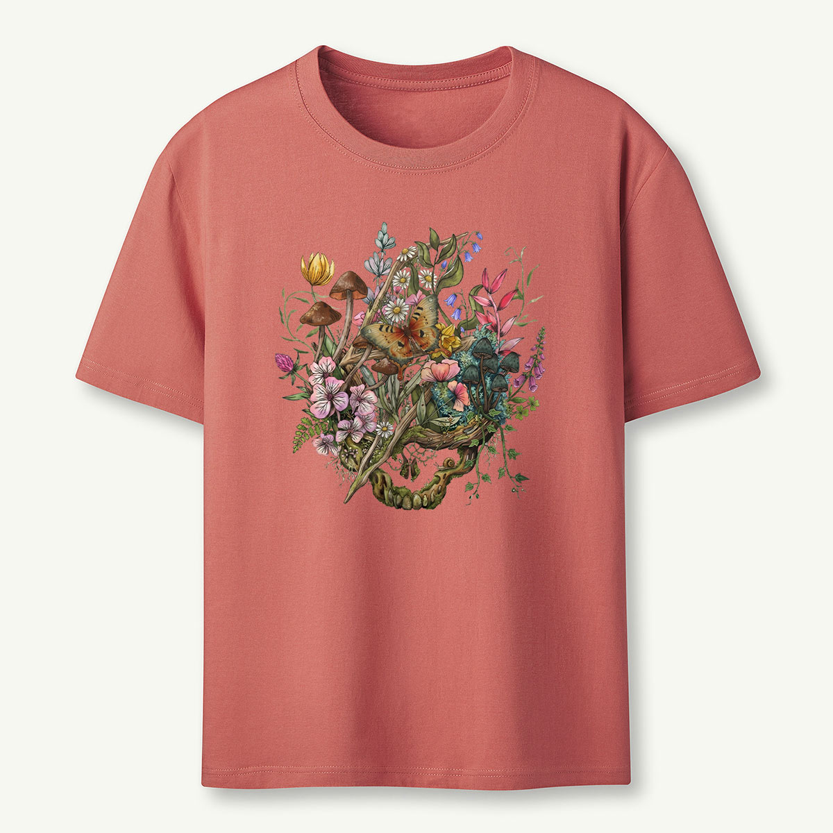 Nature Retro Psychedelic Music T-Shirt