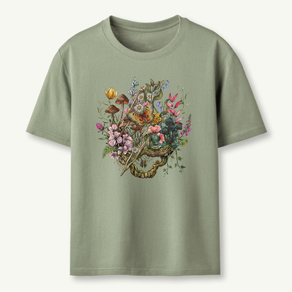 Nature Retro Psychedelic Music T-Shirt