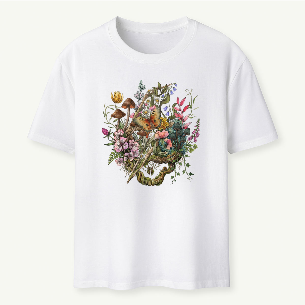 Nature Retro Psychedelic Music T-Shirt