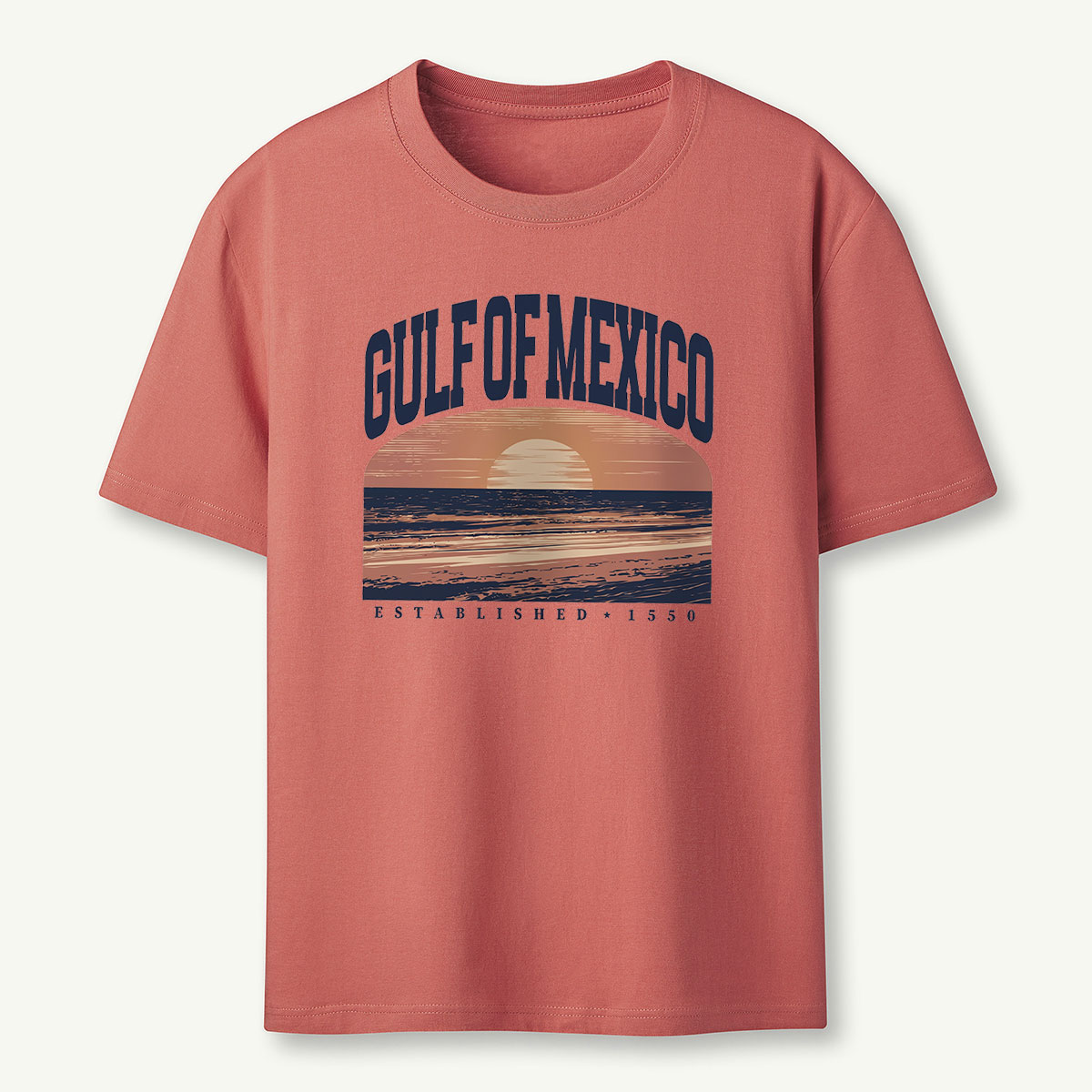 Gulf of Mexico Varsity Sunset T-Shirt