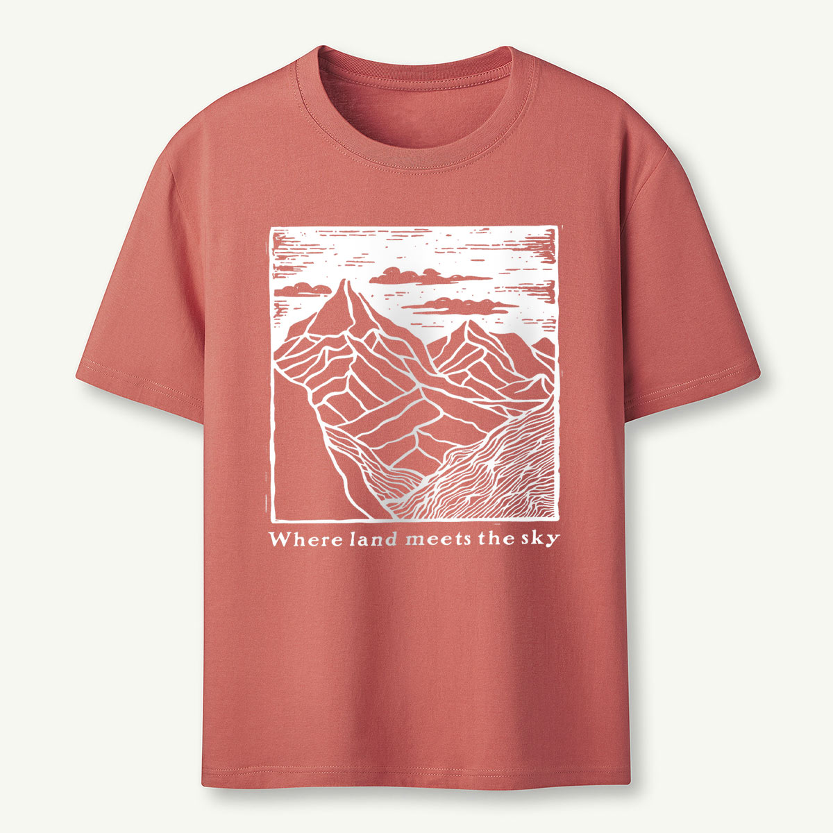 Land Meets Sky Mountain T‑Shirt