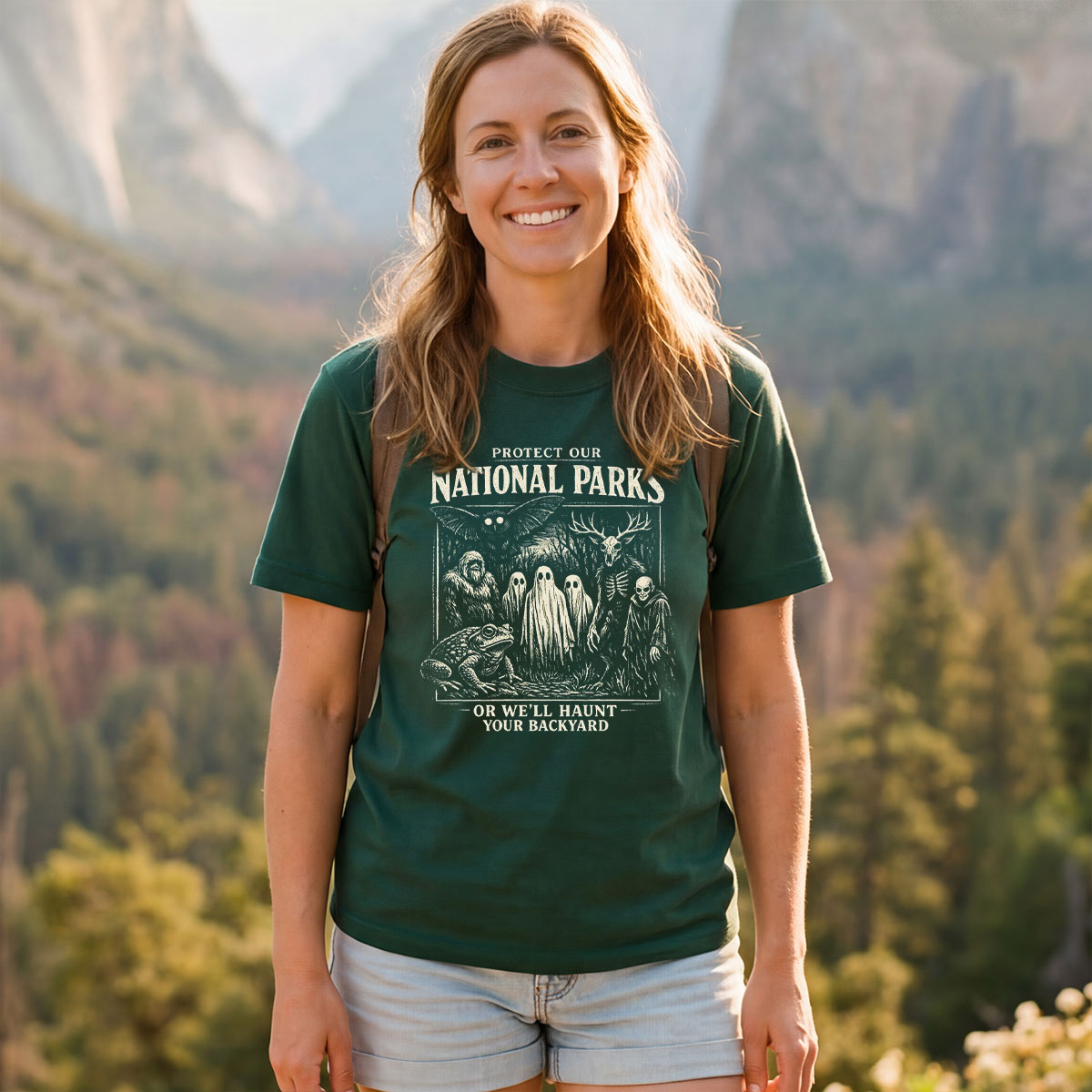 Protect Our National Parks Cryptid T-Shirt
