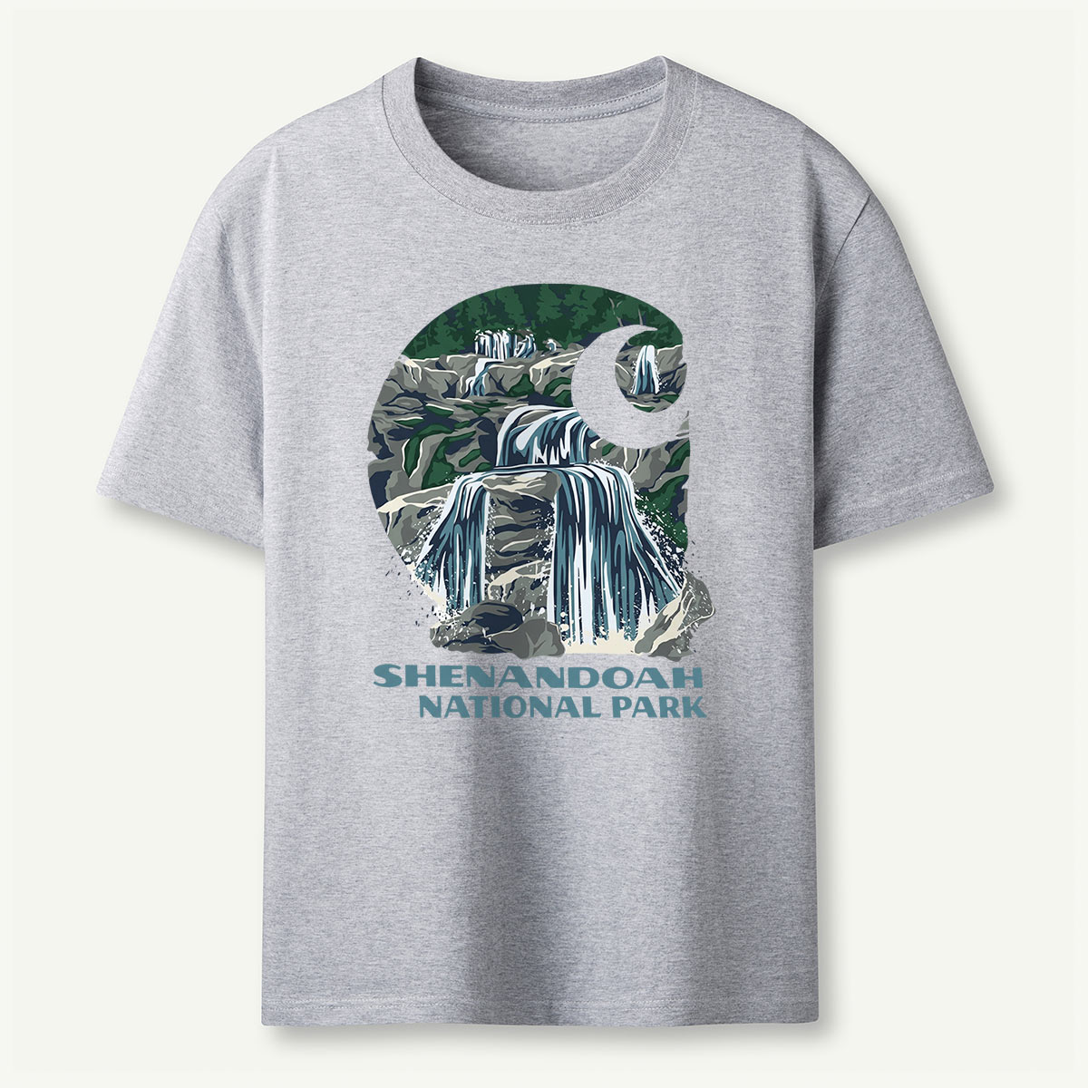 Waterfall Shenandoah National Park T‑Shirt