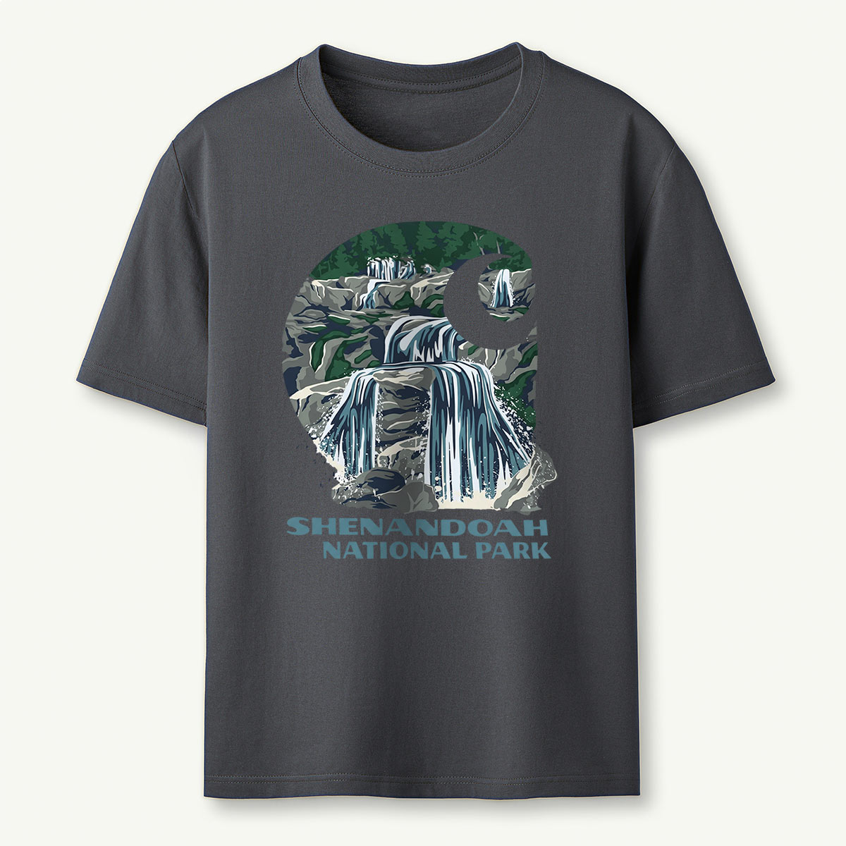 Waterfall Shenandoah National Park T‑Shirt
