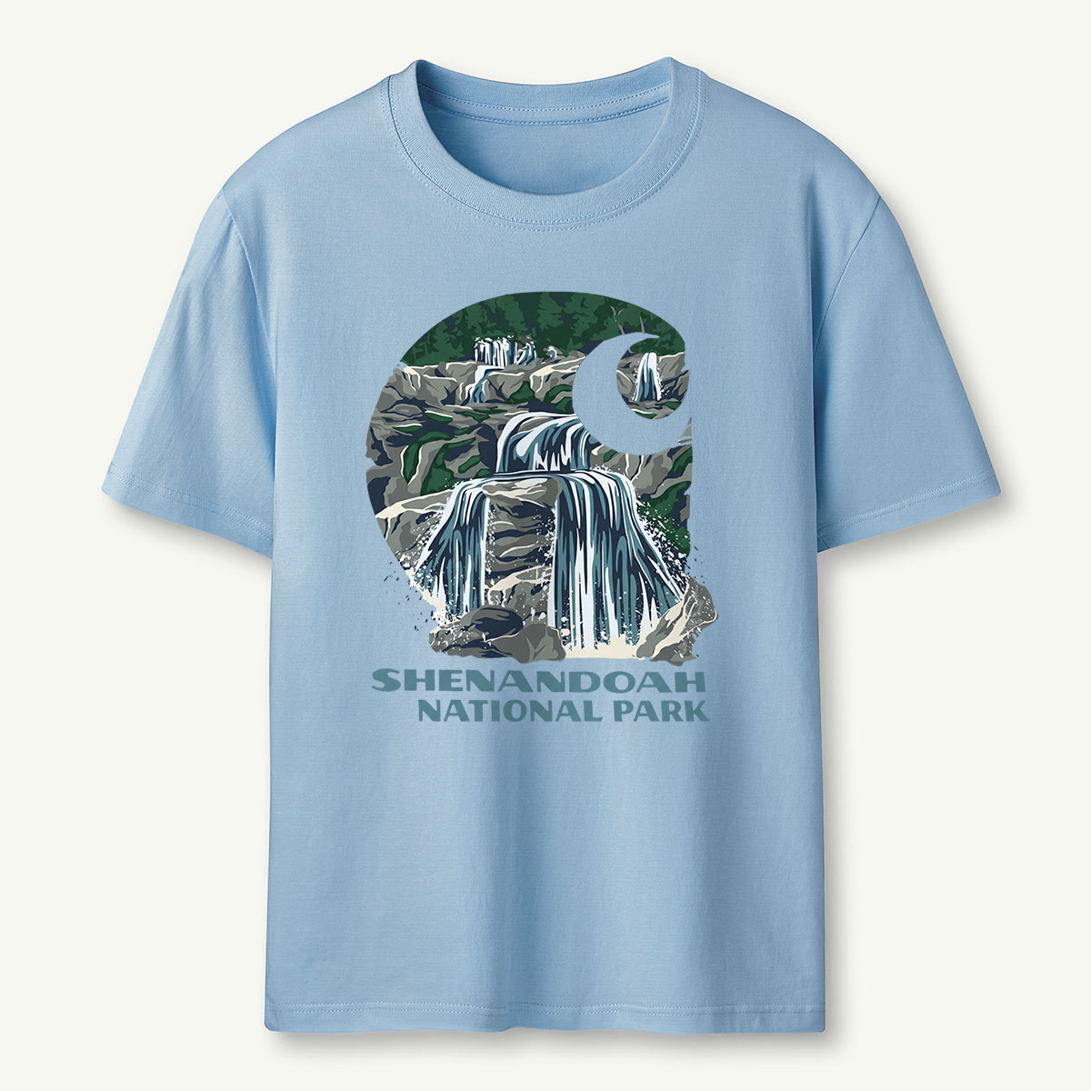 Waterfall Shenandoah National Park T‑Shirt