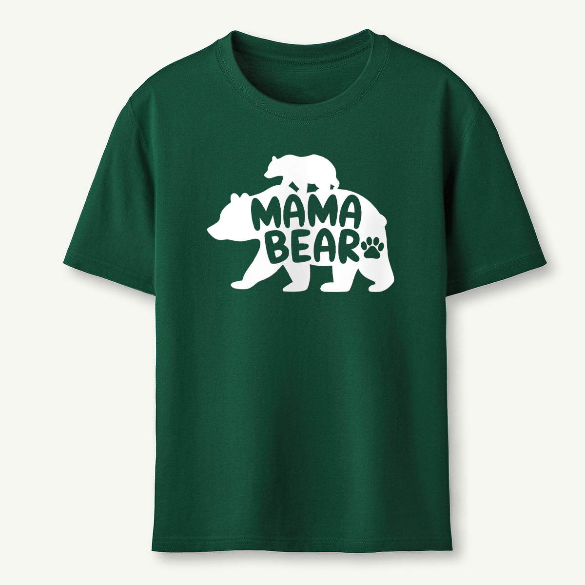 Adorable Mama Bear Silhouette T-Shirt