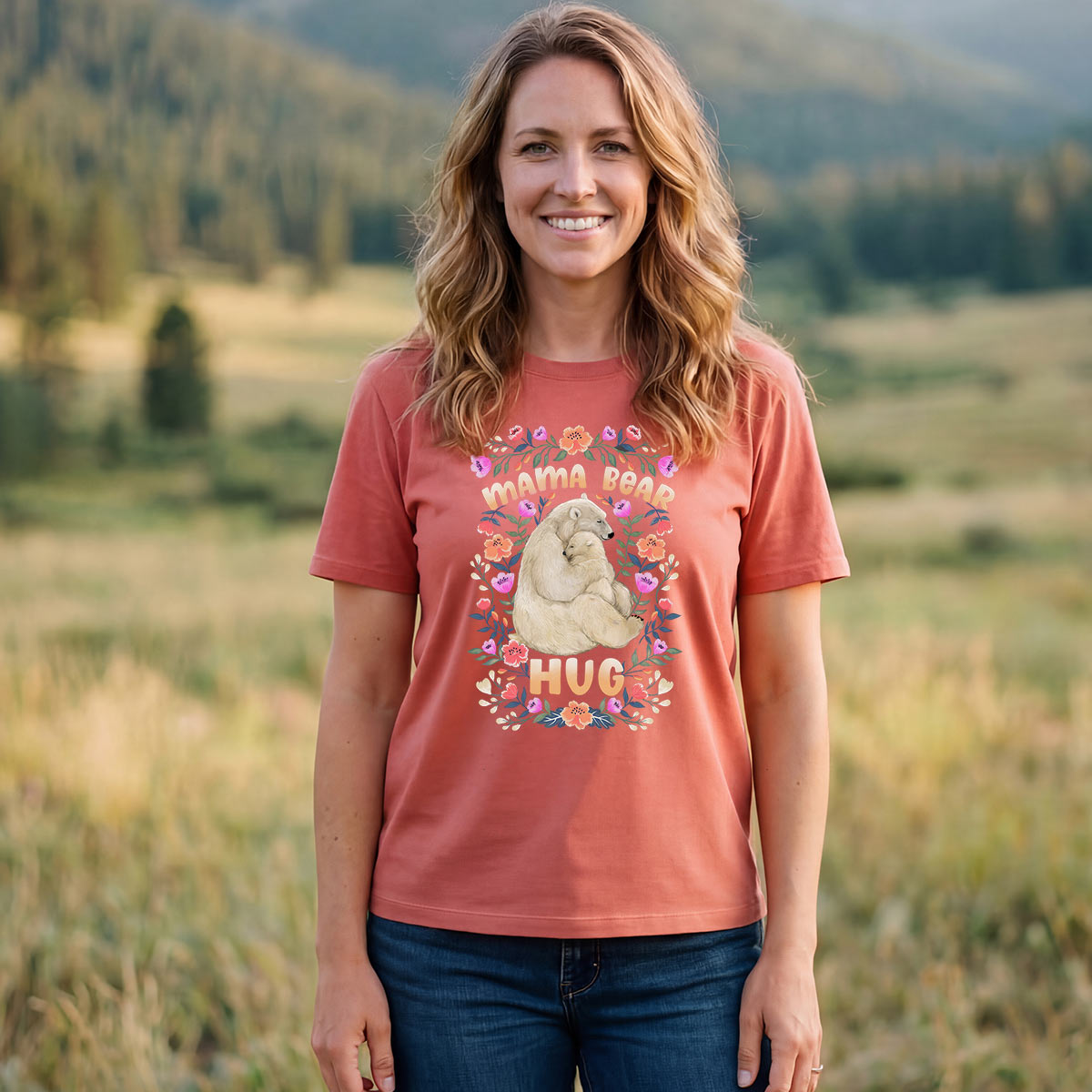 Mama Bear Hug T-Shirt