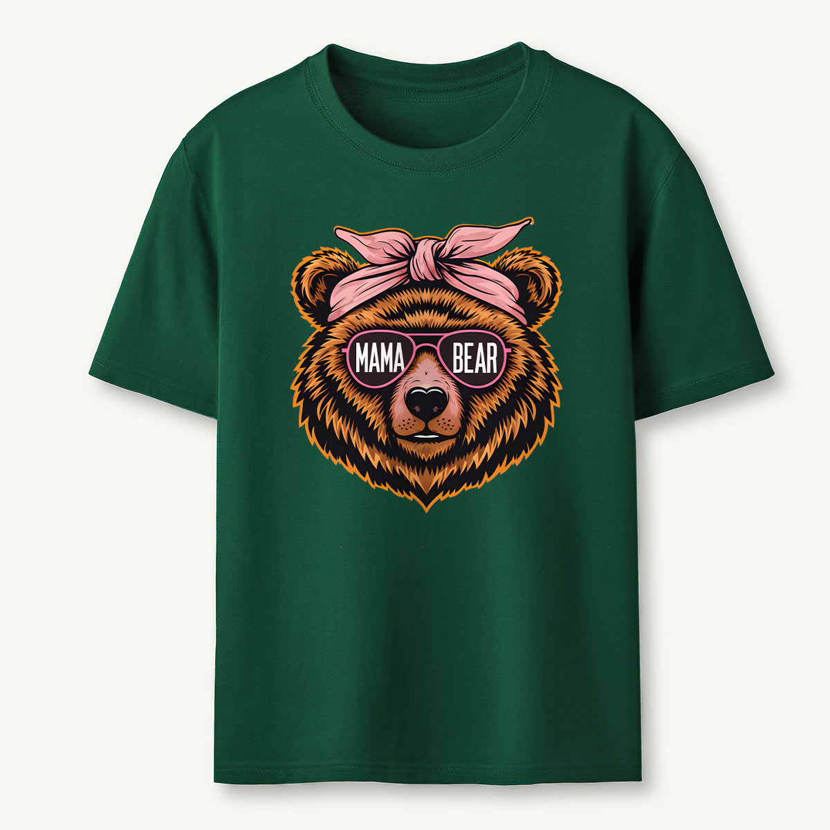 Pink Bandana Mama Bear T-Shirt