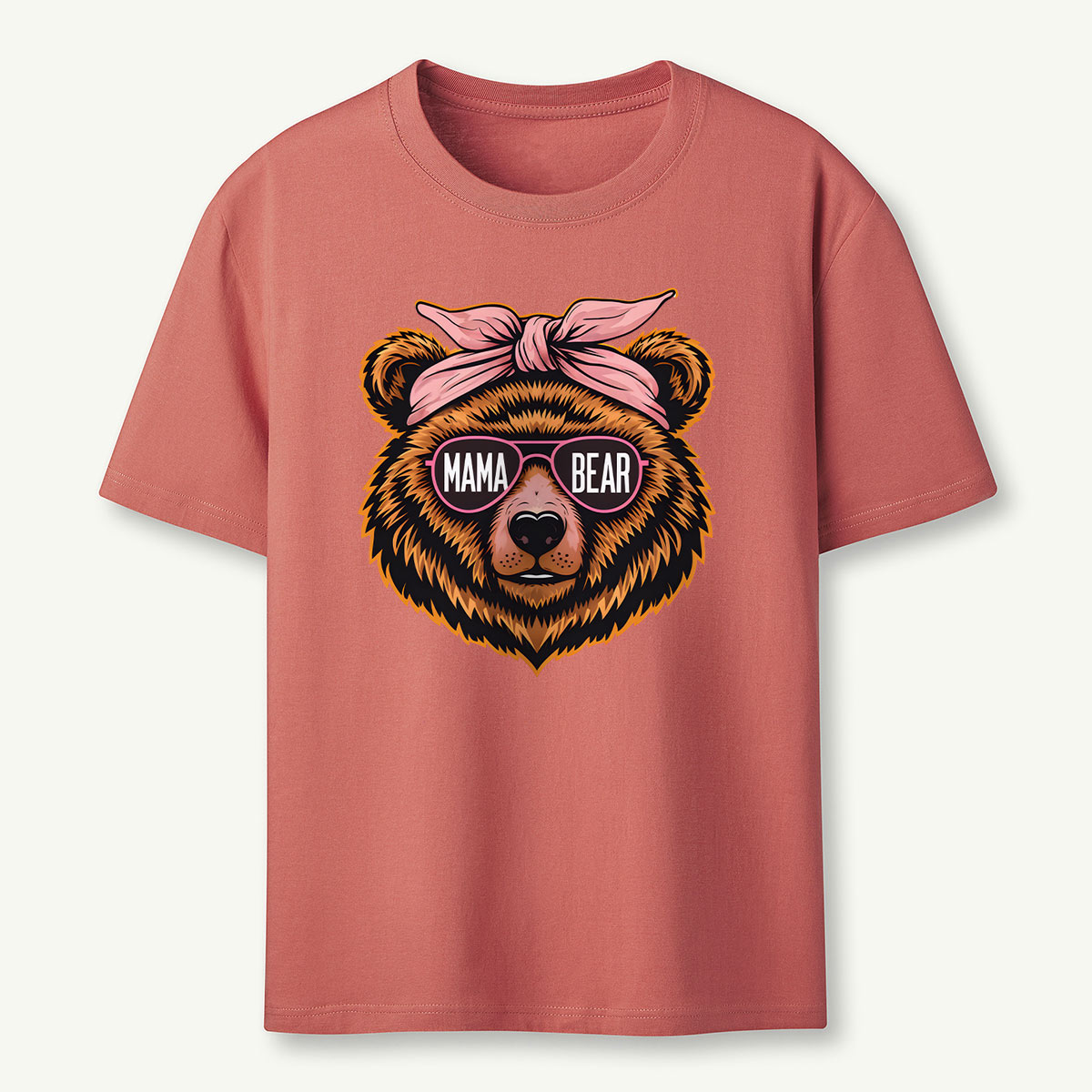 Pink Bandana Mama Bear T-Shirt