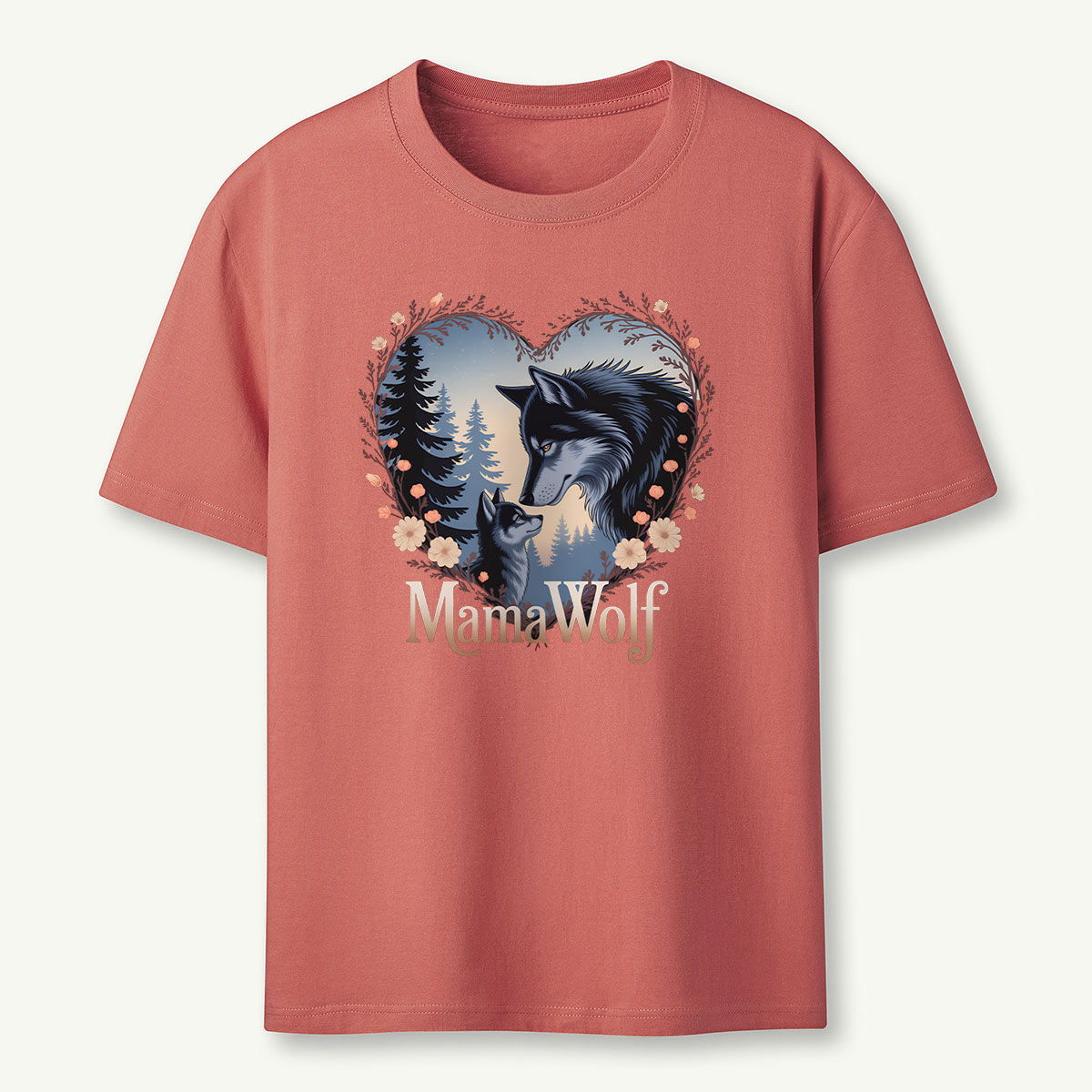 Wolf Pack Wolfgang Wildlife Mama Wolf T-Shirt