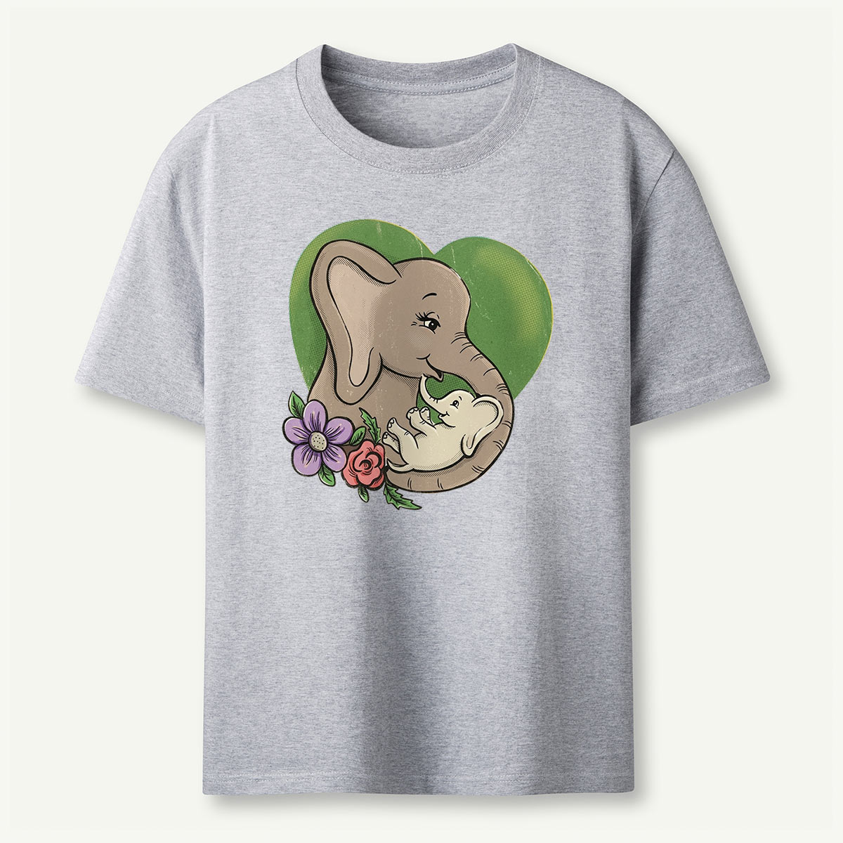 Love Elephant Mama T-Shirt