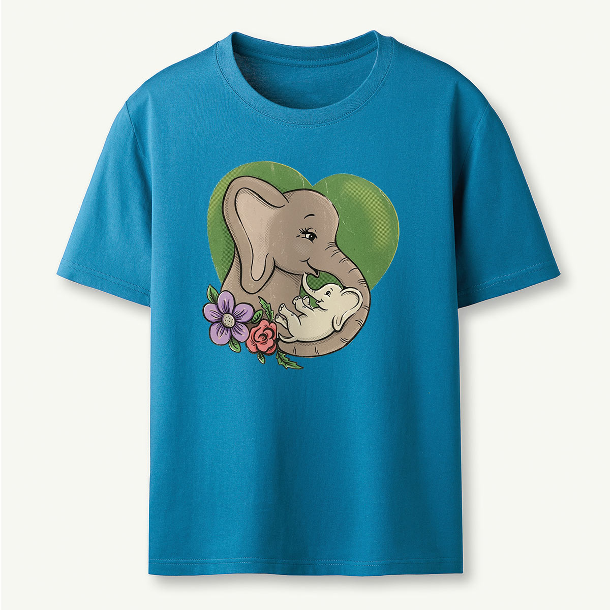 Love Elephant Mama T-Shirt