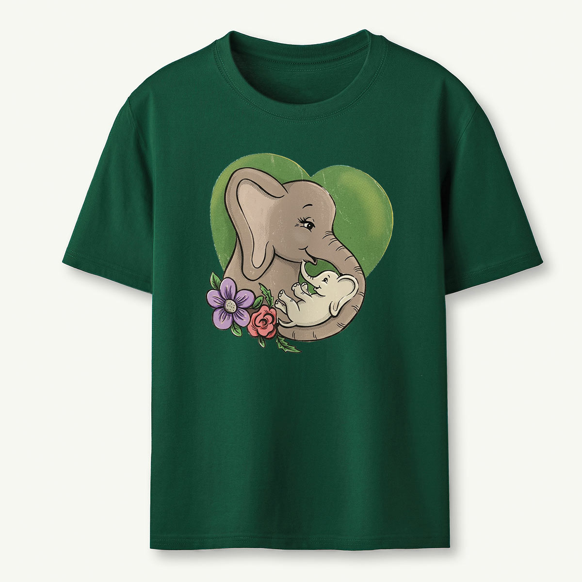 Love Elephant Mama T-Shirt