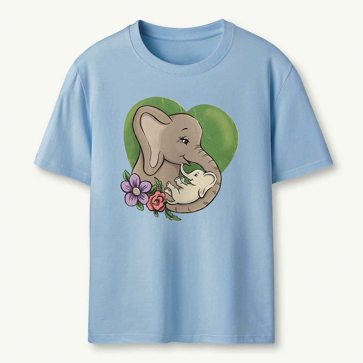 Love Elephant Mama T-Shirt