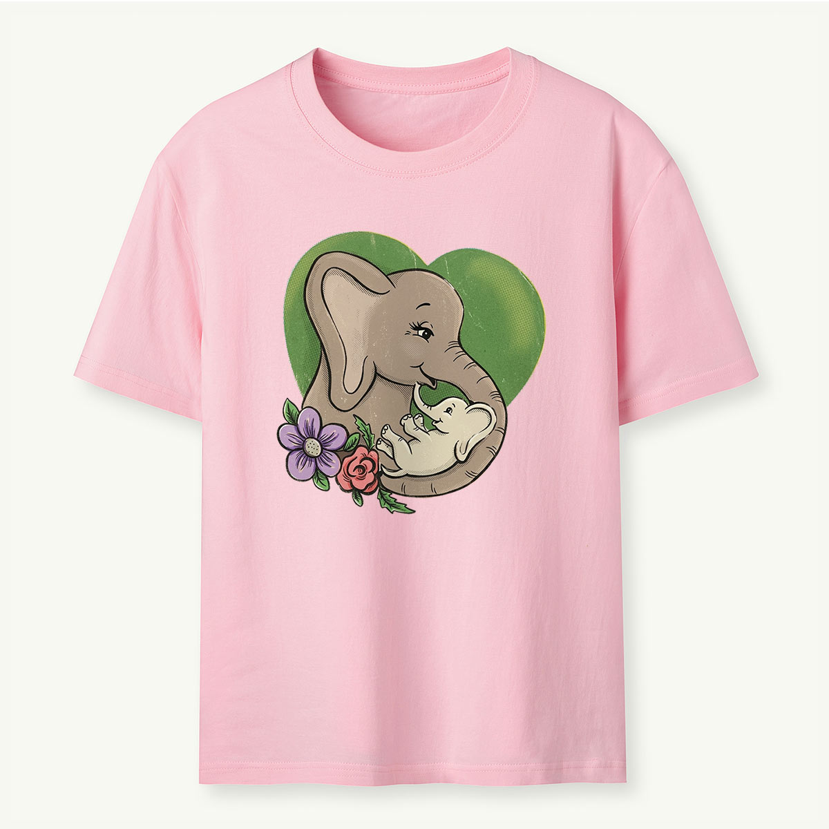 Love Elephant Mama T-Shirt