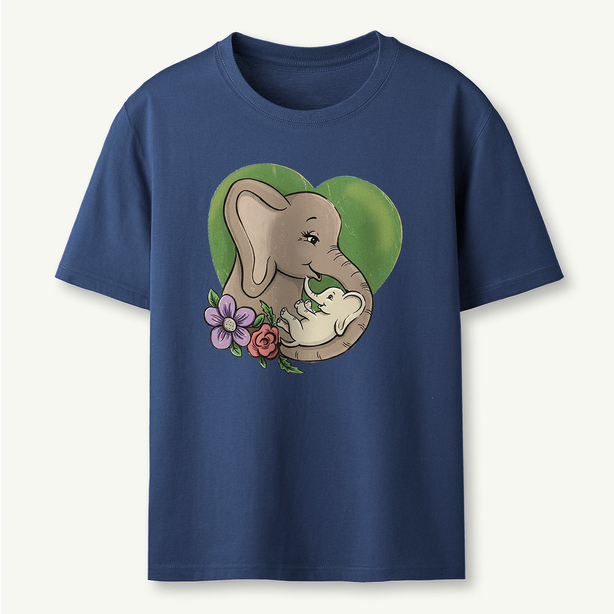 Love Elephant Mama T-Shirt