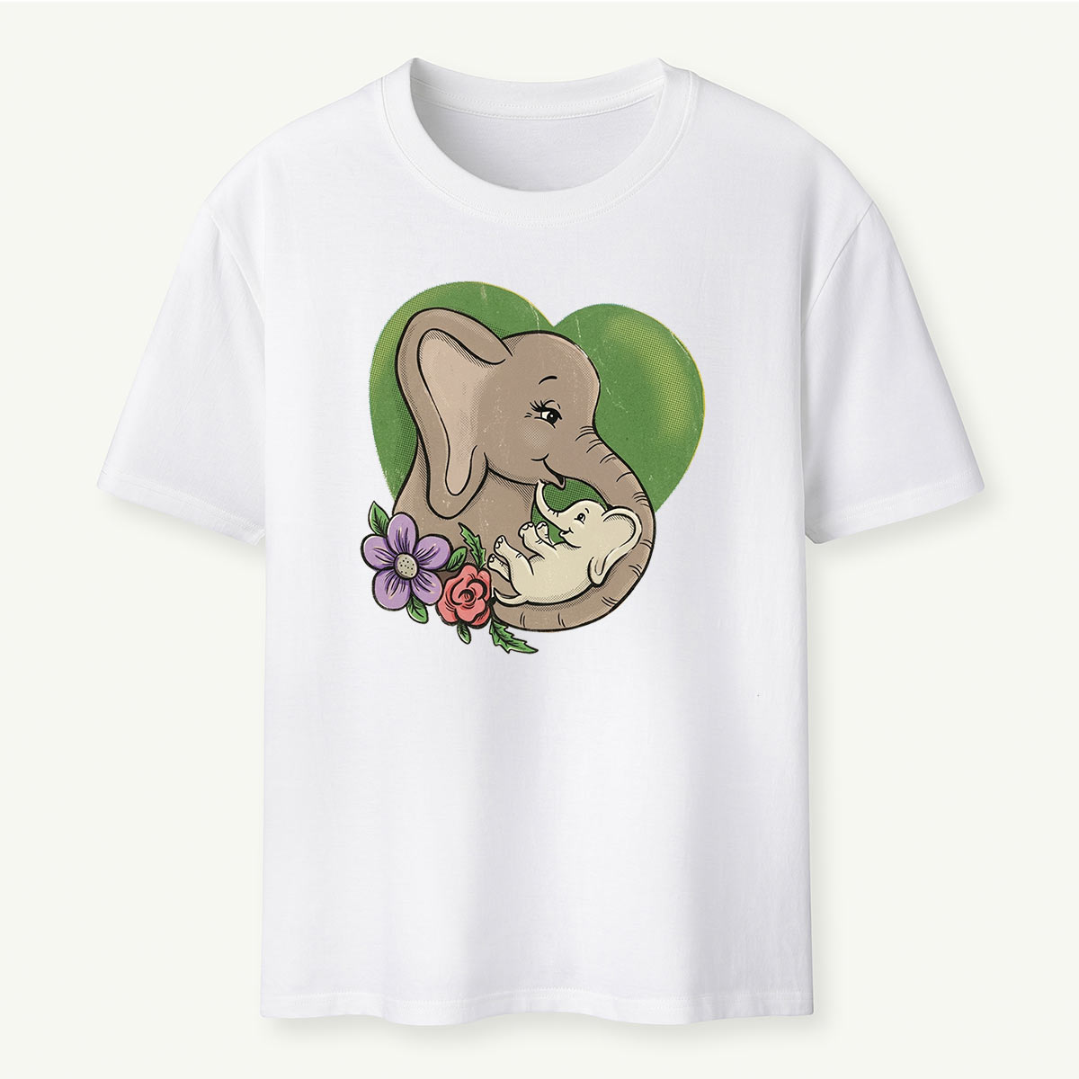 Love Elephant Mama T-Shirt