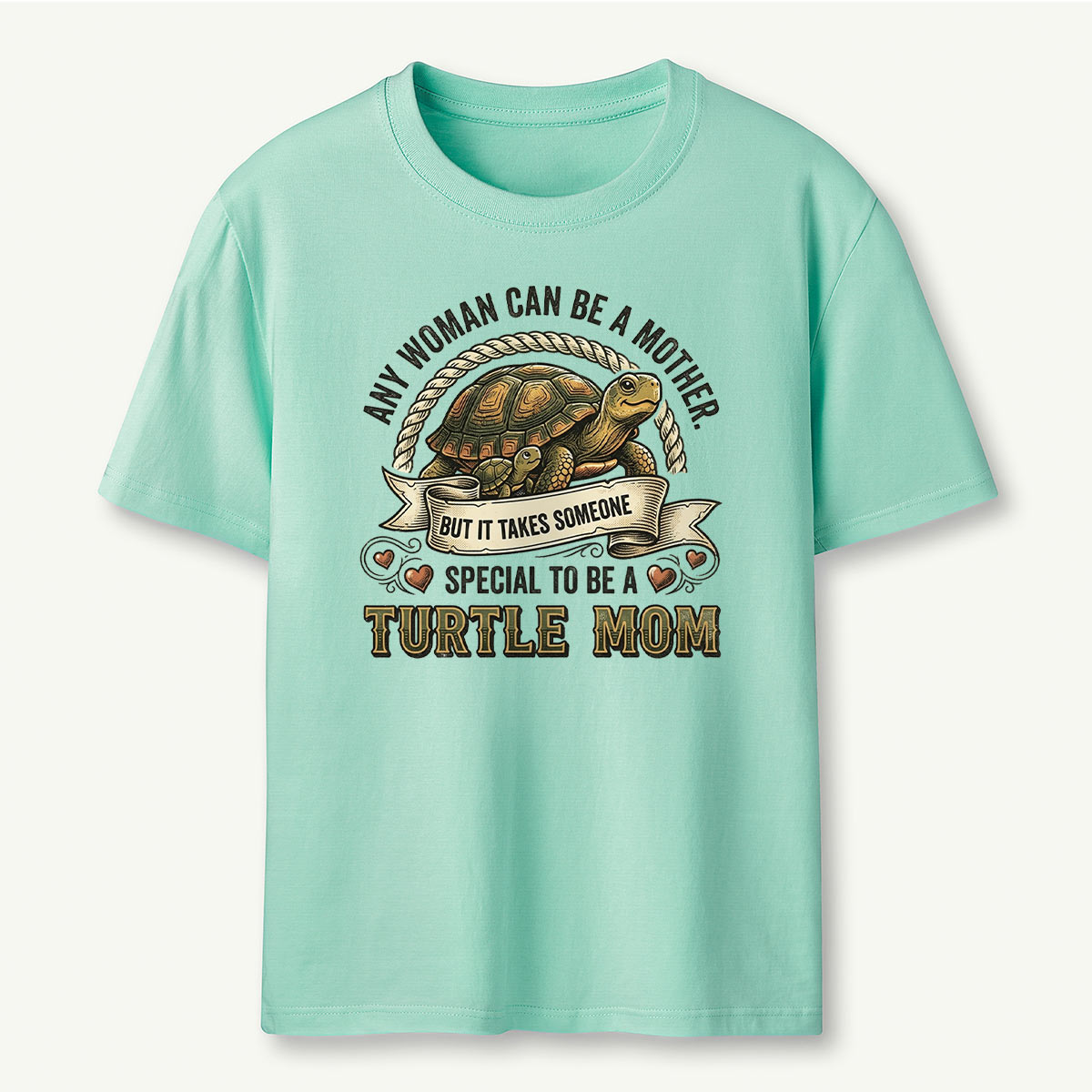 Turtle Mom Gift For Mom T-Shirt