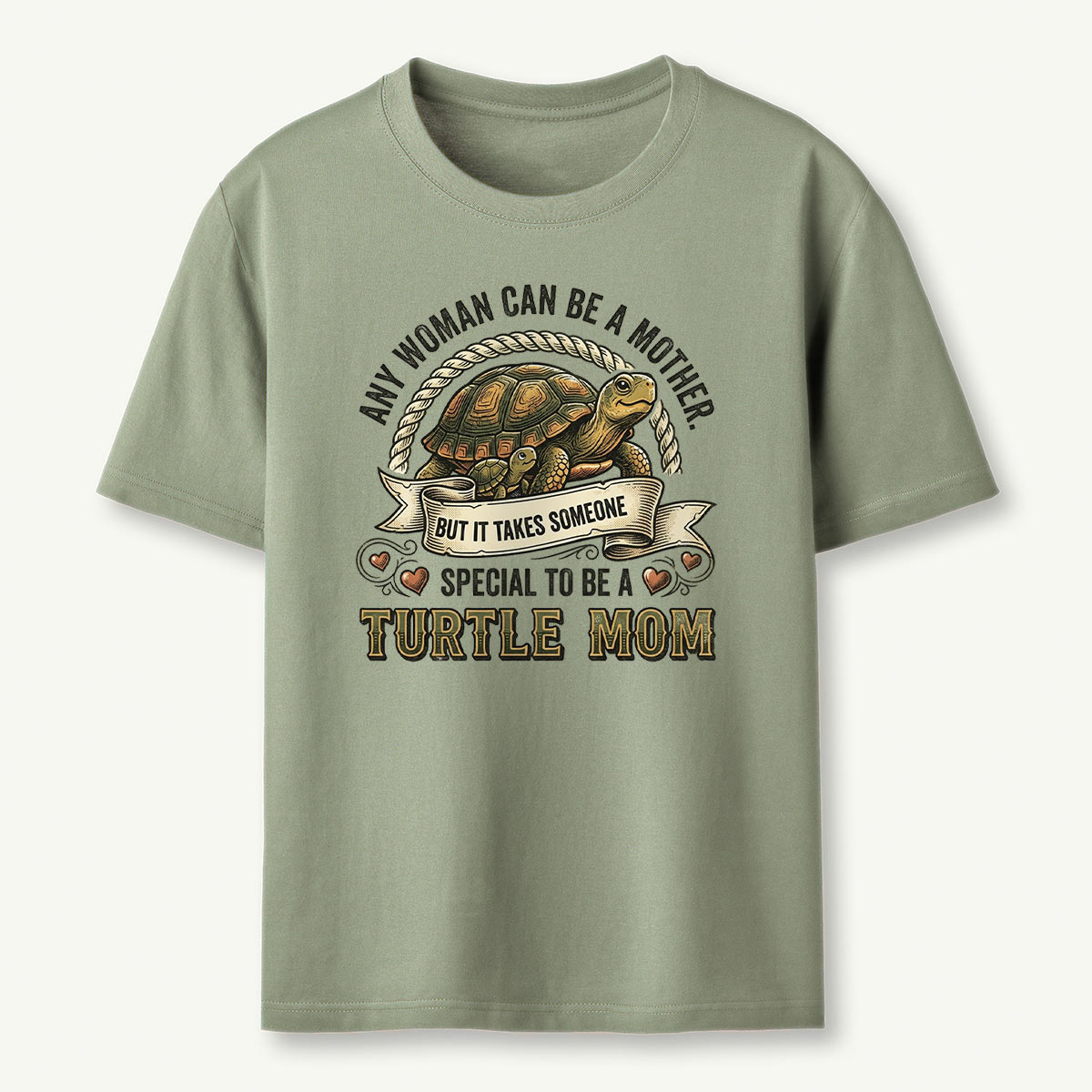 Turtle Mom Gift For Mom T-Shirt