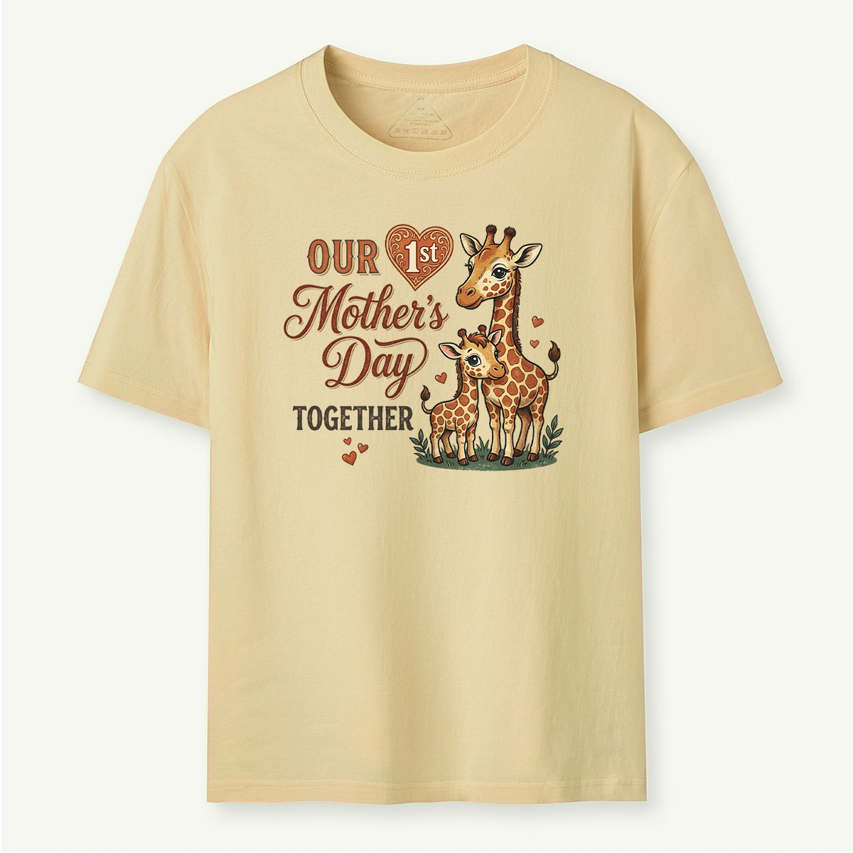 Giraffe Our First Mother's Day Together T-Shirt