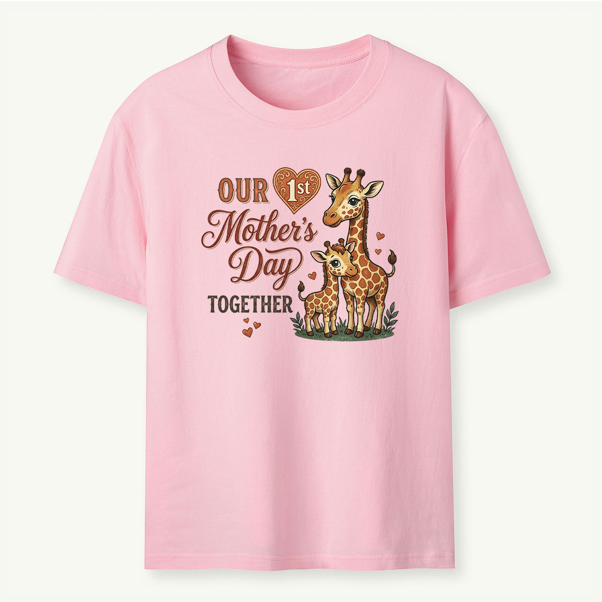 Giraffe Our First Mother's Day Together T-Shirt