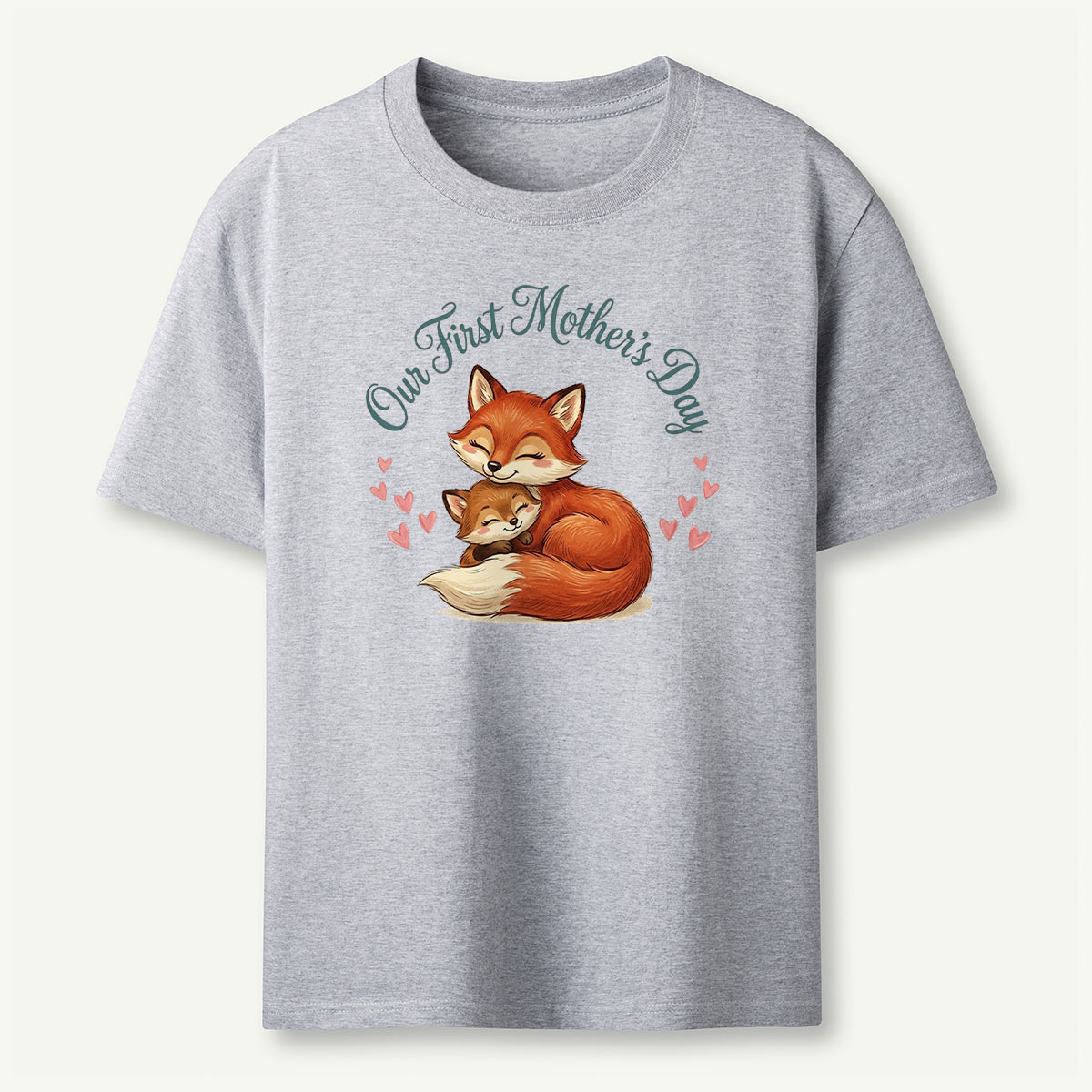 Mommy and Me Fox Our First Mother's Day T-Shirt