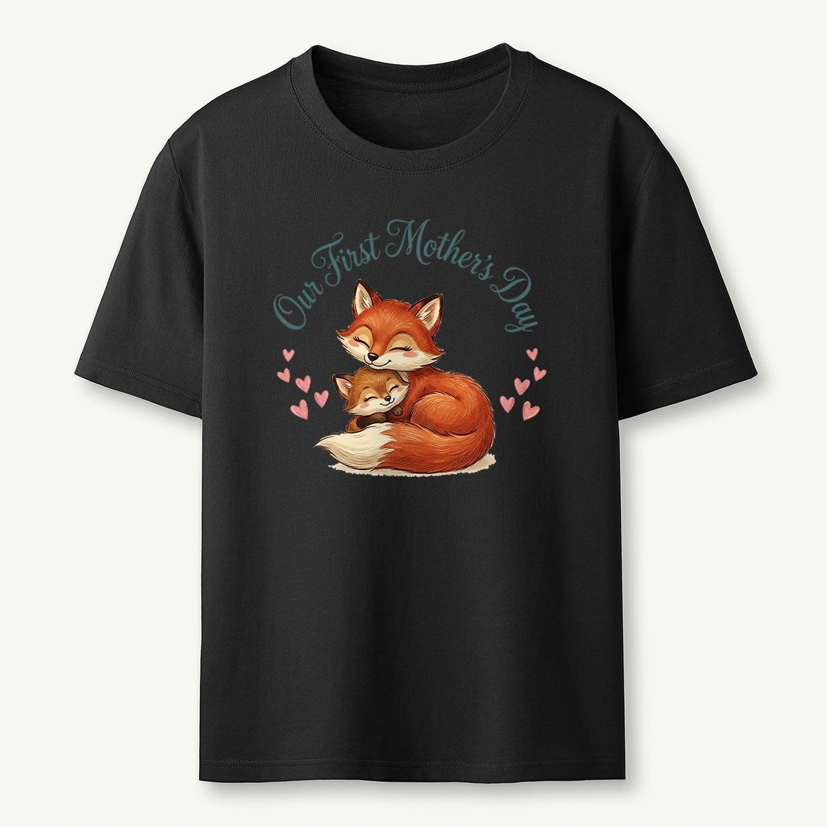 Mommy and Me Fox Our First Mother's Day T-Shirt