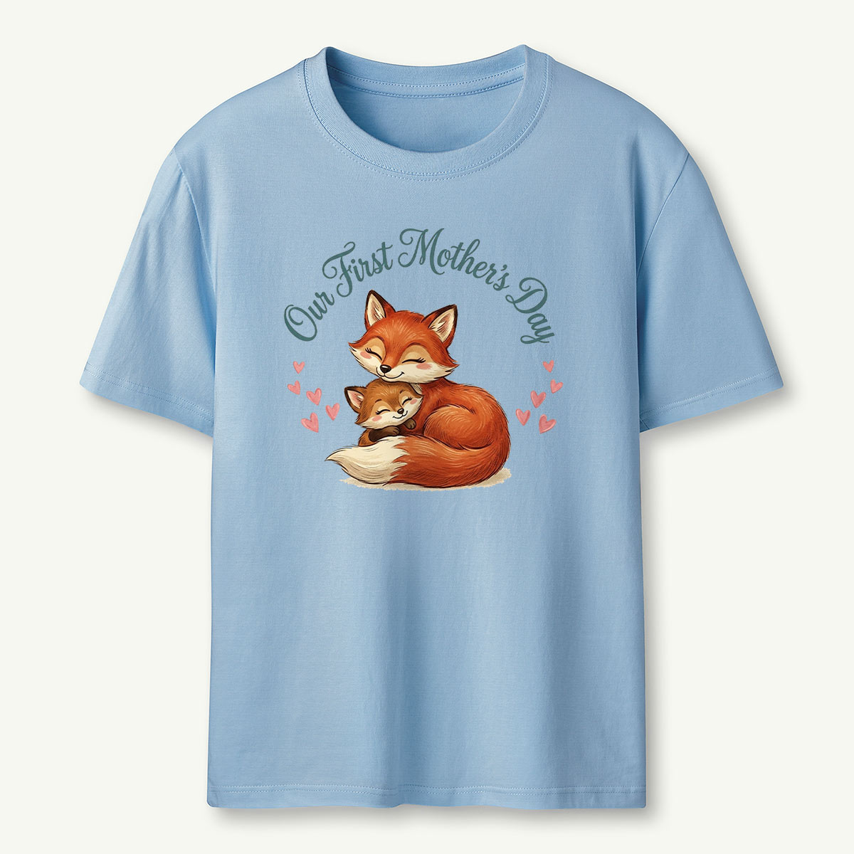 Mommy and Me Fox Our First Mother's Day T-Shirt