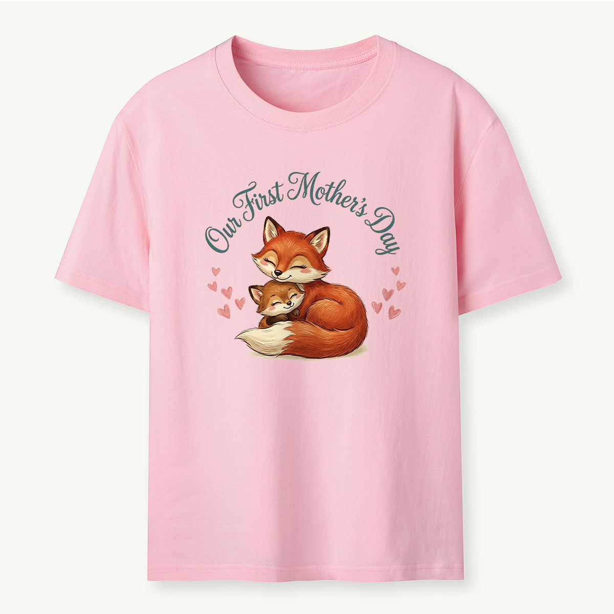 Mommy and Me Fox Our First Mother's Day T-Shirt