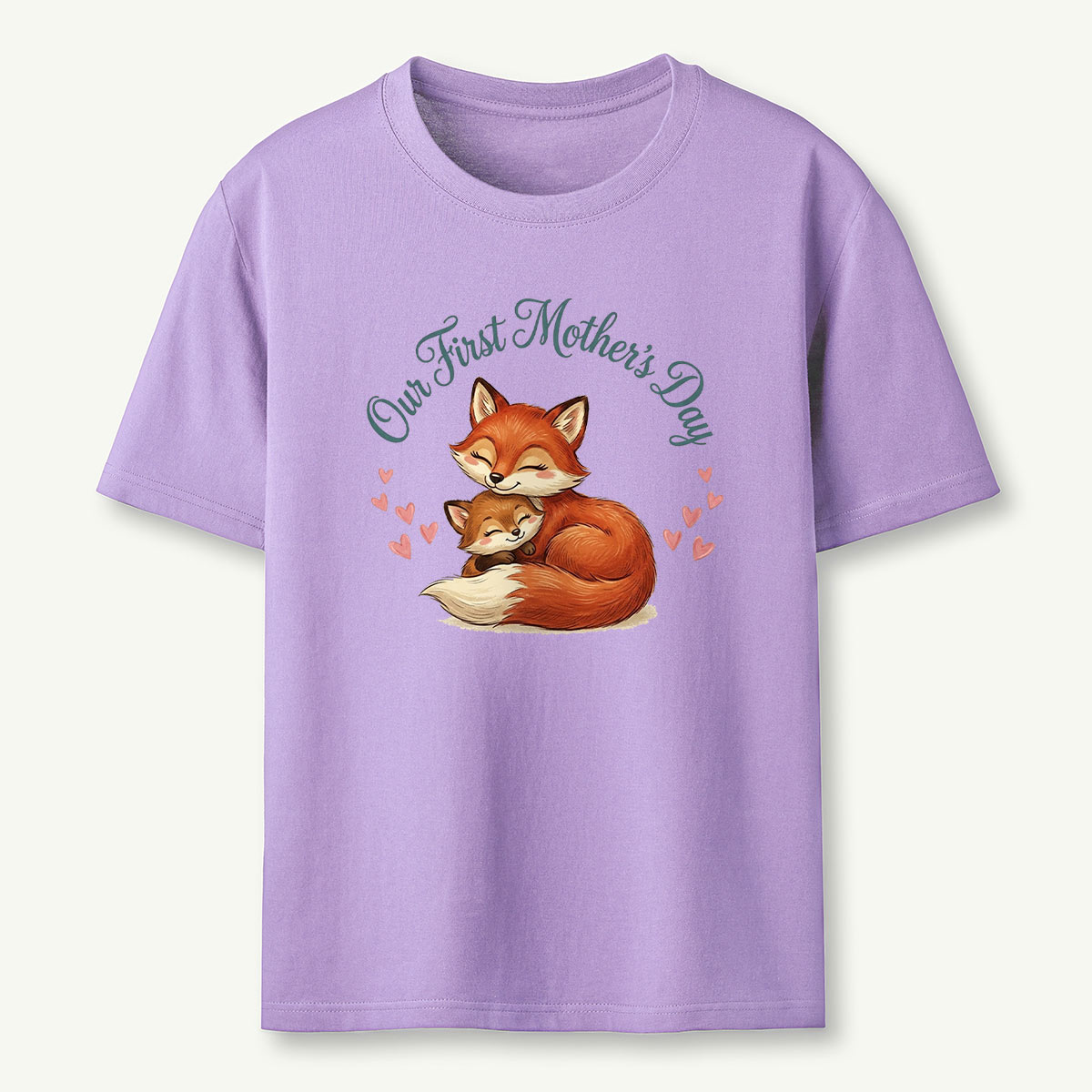Mommy and Me Fox Our First Mother's Day T-Shirt