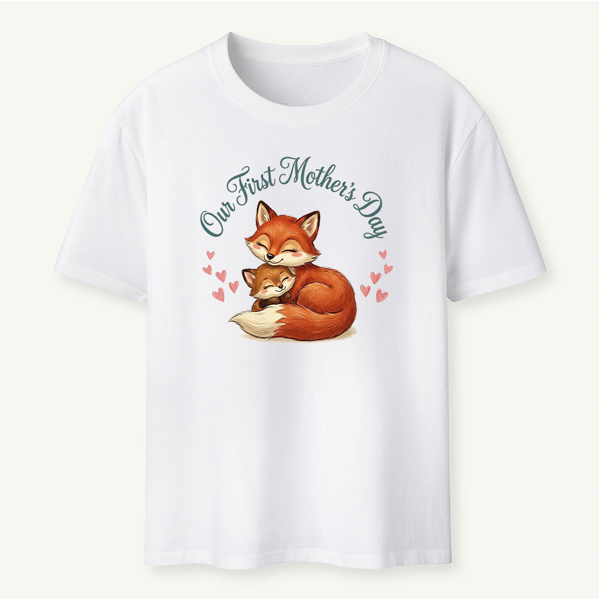 Mommy and Me Fox Our First Mother's Day T-Shirt