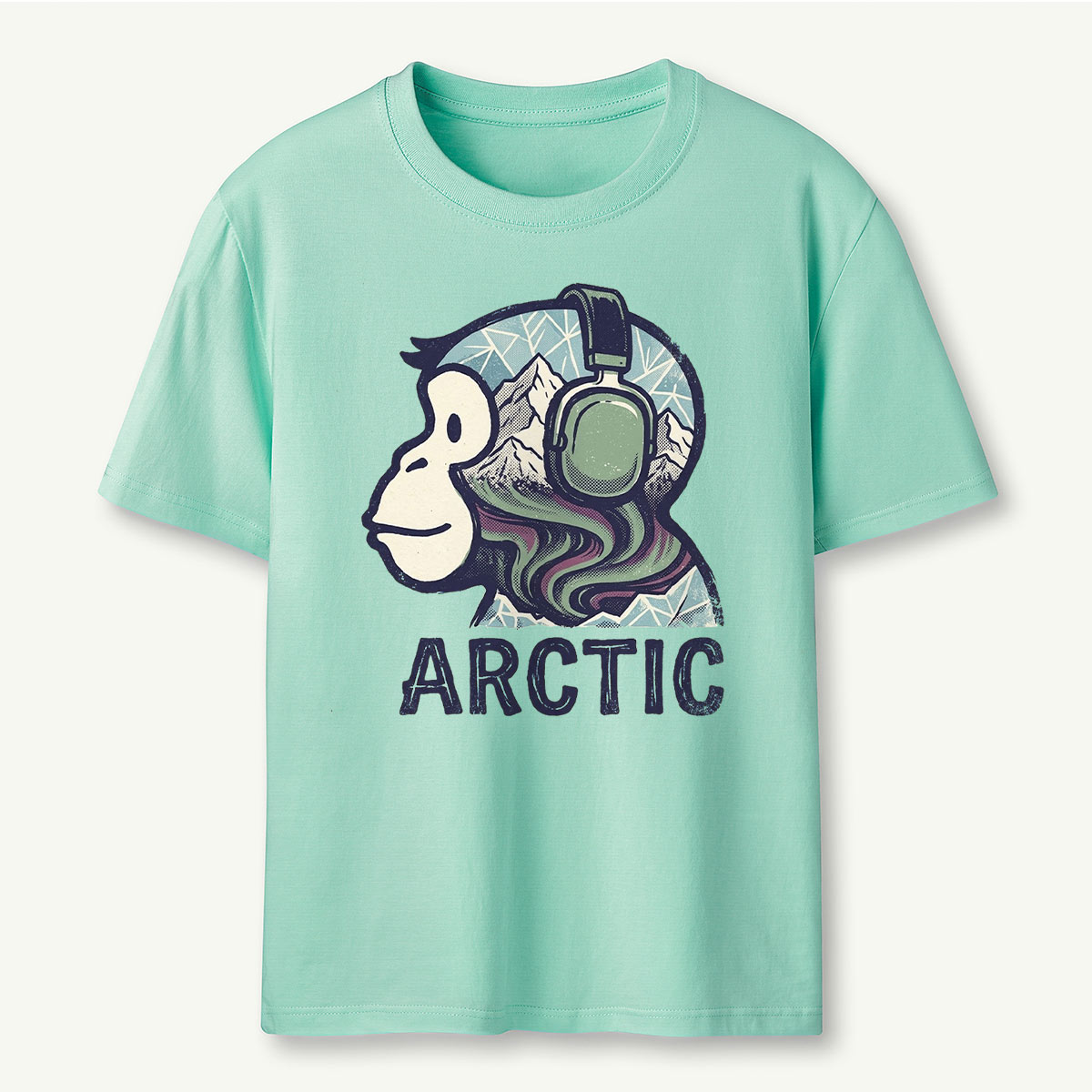 Mountain Chill Beats Monkey T‑Shirt