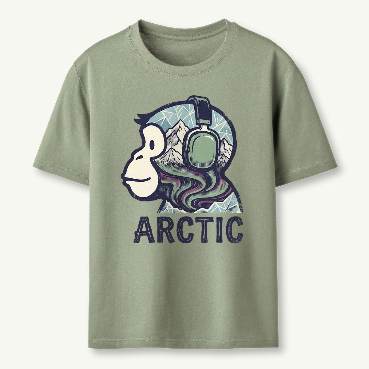 Mountain Chill Beats Monkey T‑Shirt