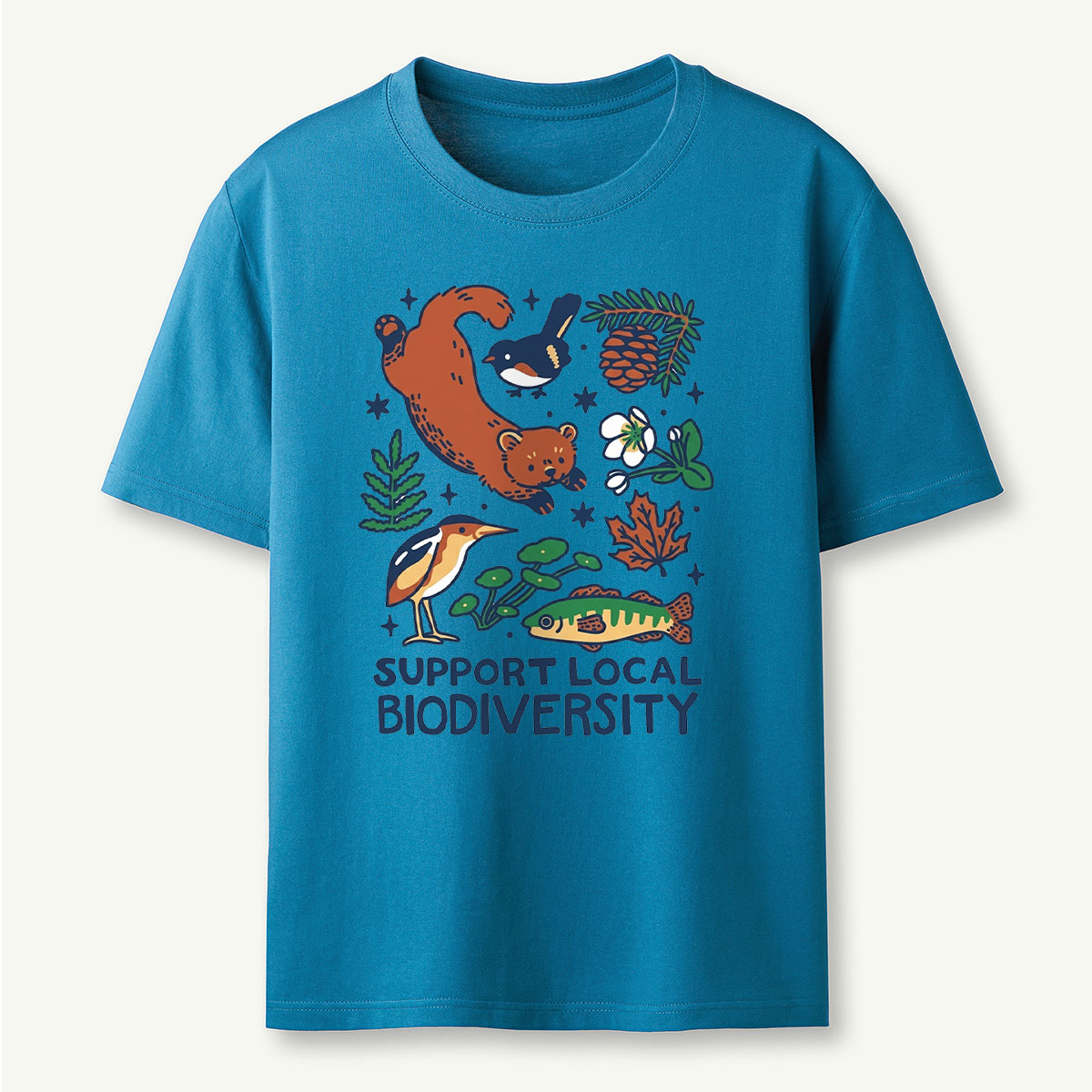 Support Local Biodiversity Nature Conservation T‑Shirt 