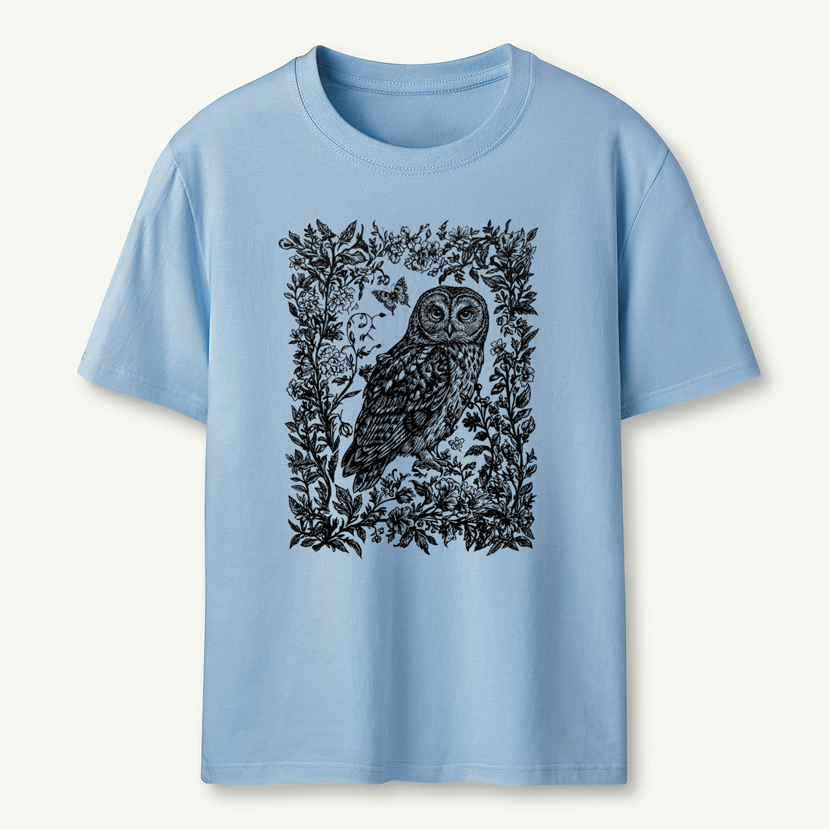 Cottagecore Forest Owl T‑Shirt 