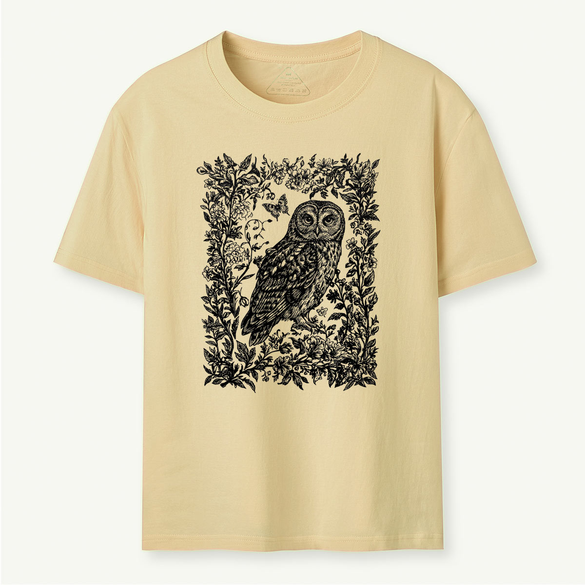 Cottagecore Forest Owl T‑Shirt 